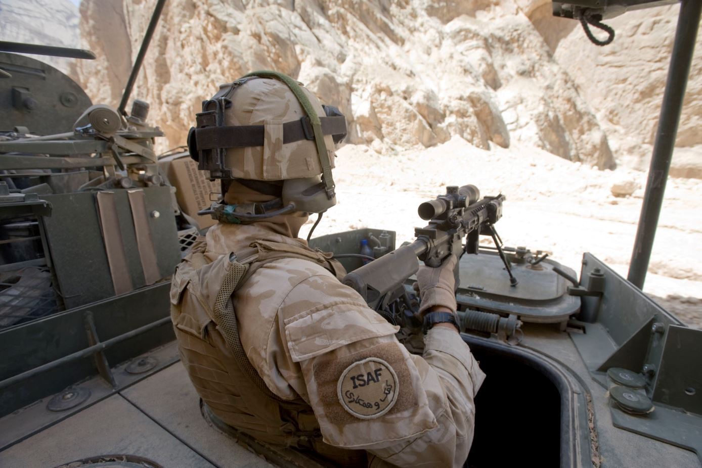 The NZDF on patrol in Bamiyan, Afghanistan. Photo / Supplied
