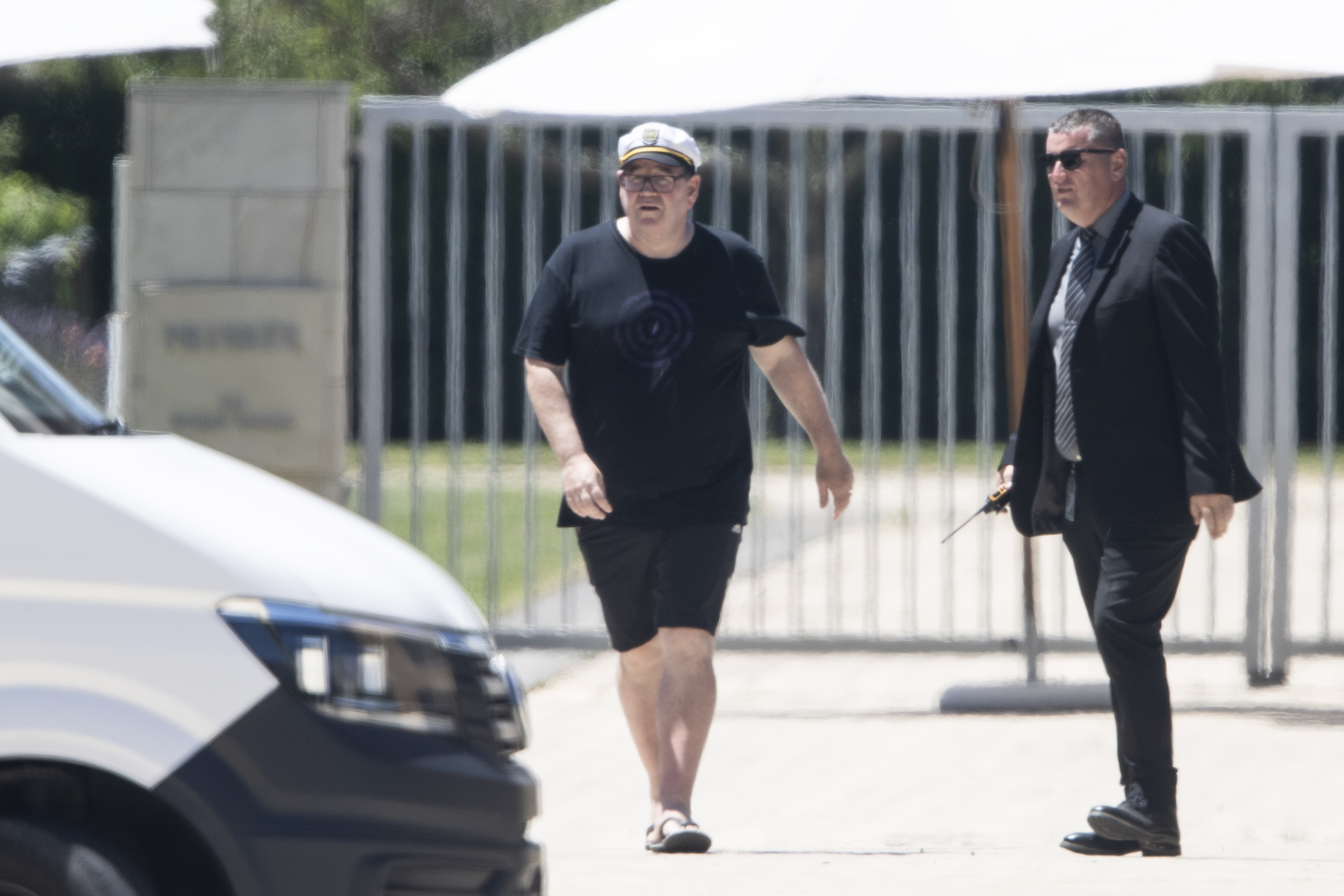 Former Deputy Prime Minister Grant Robertson arrived shortly after 1pm. Photo / George Heard