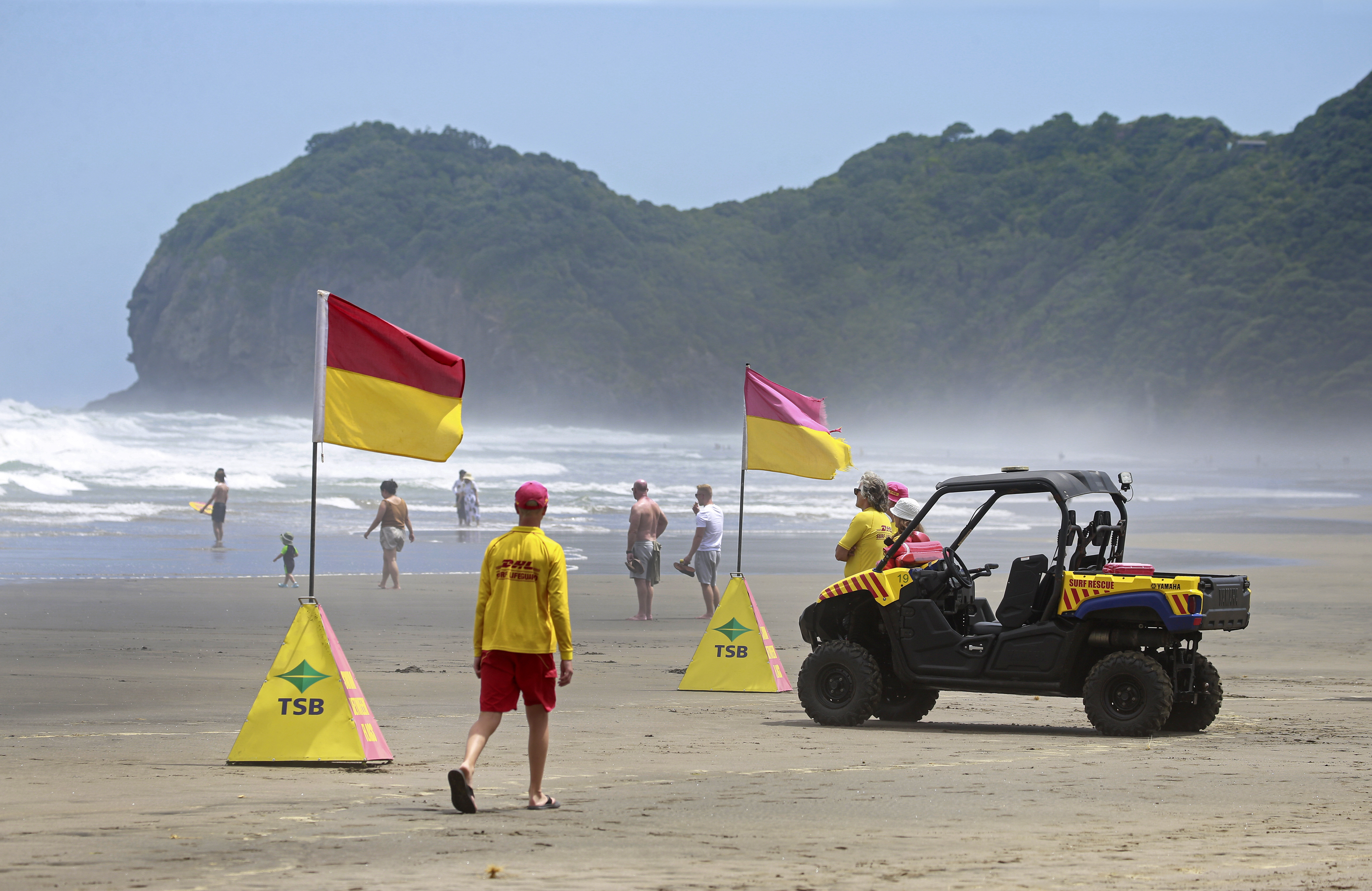 Some people have no idea that a place as beautiful as Piha Beach can be so deadly Photo / Alex Burton