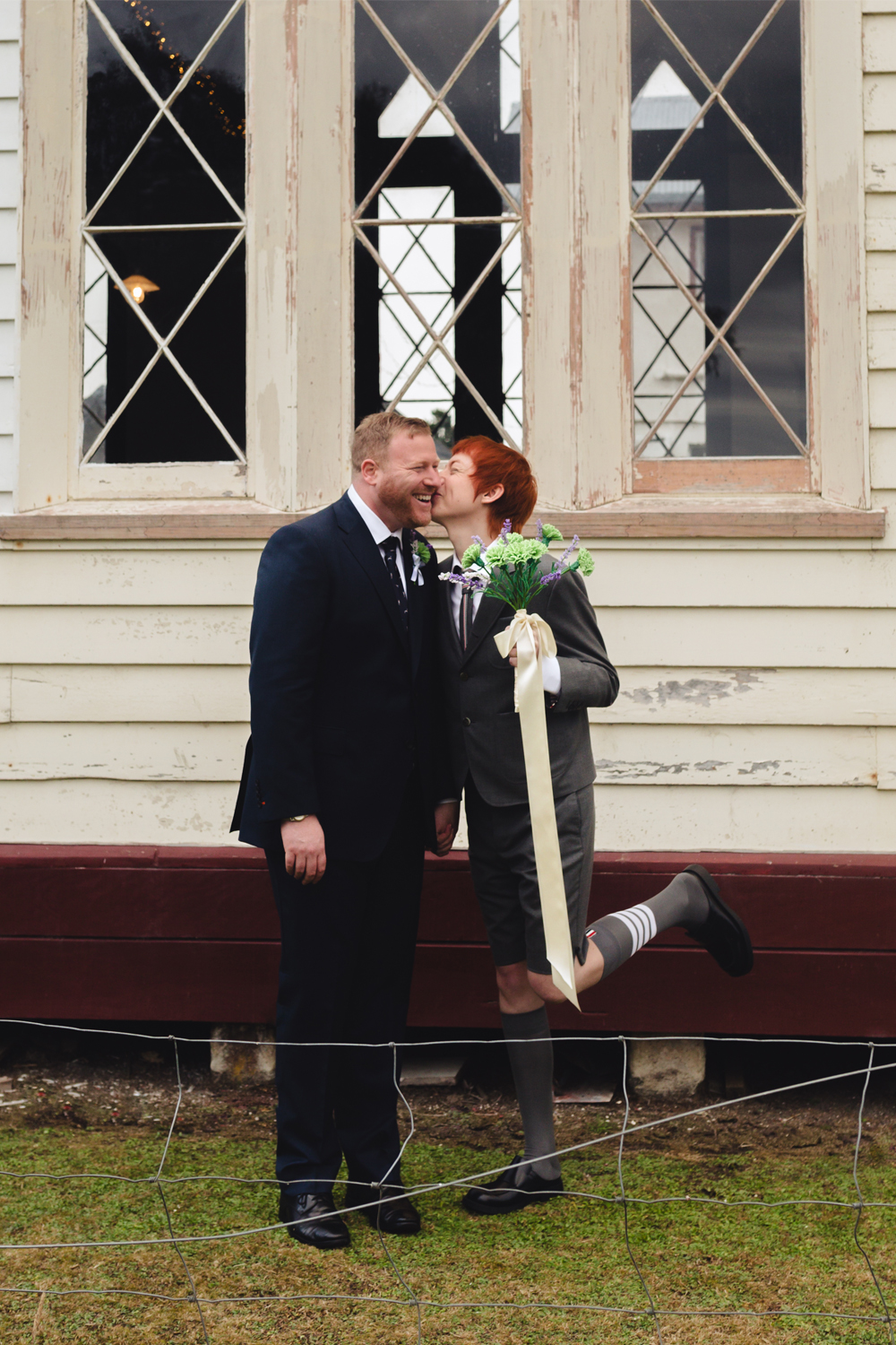 Conrad and Phillip couldn't be happier with how the day unfolded. Photo / Sara Tansy