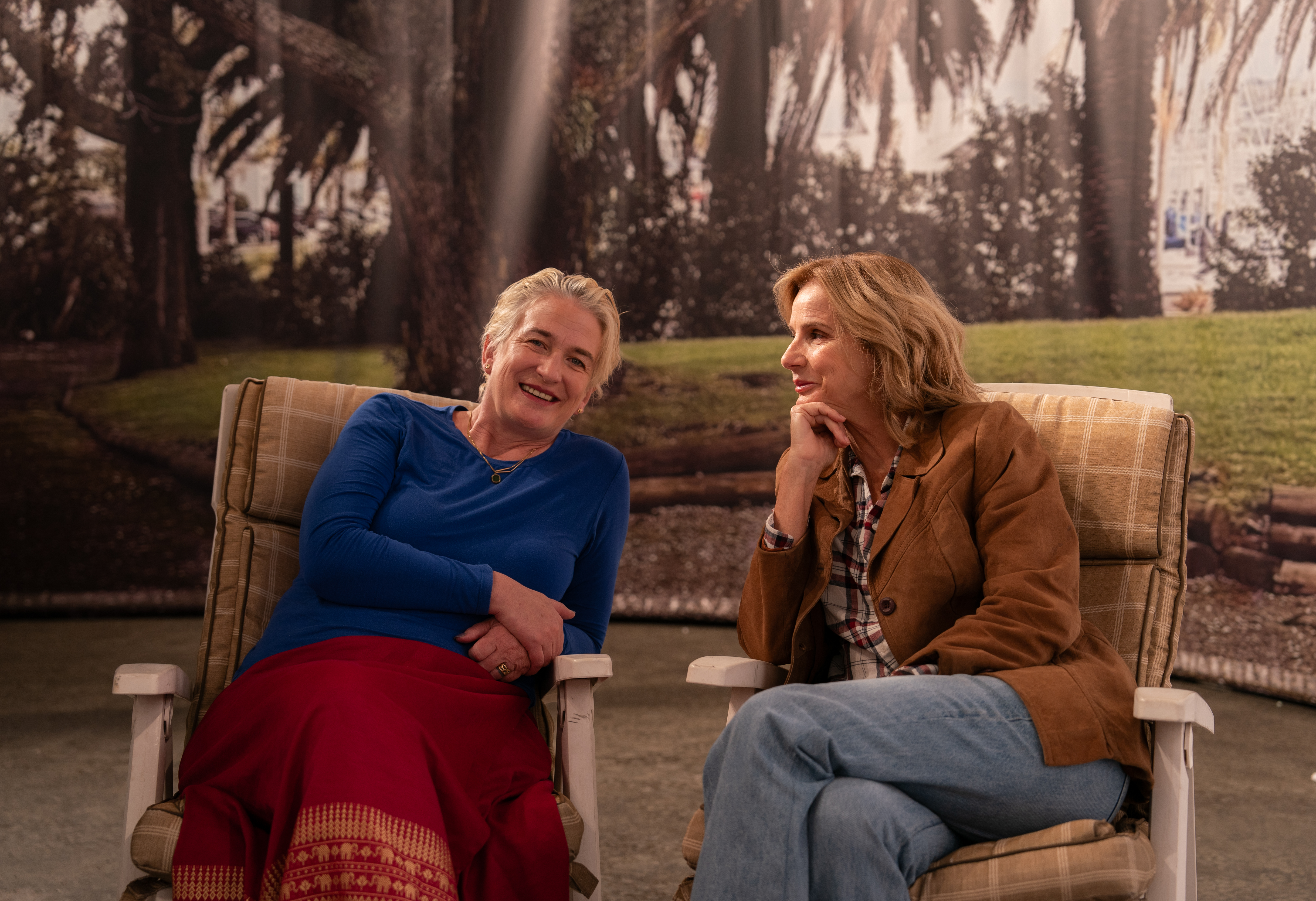 Antonia Murphy and Rachel Griffiths. Photo / Kirsty Griffin