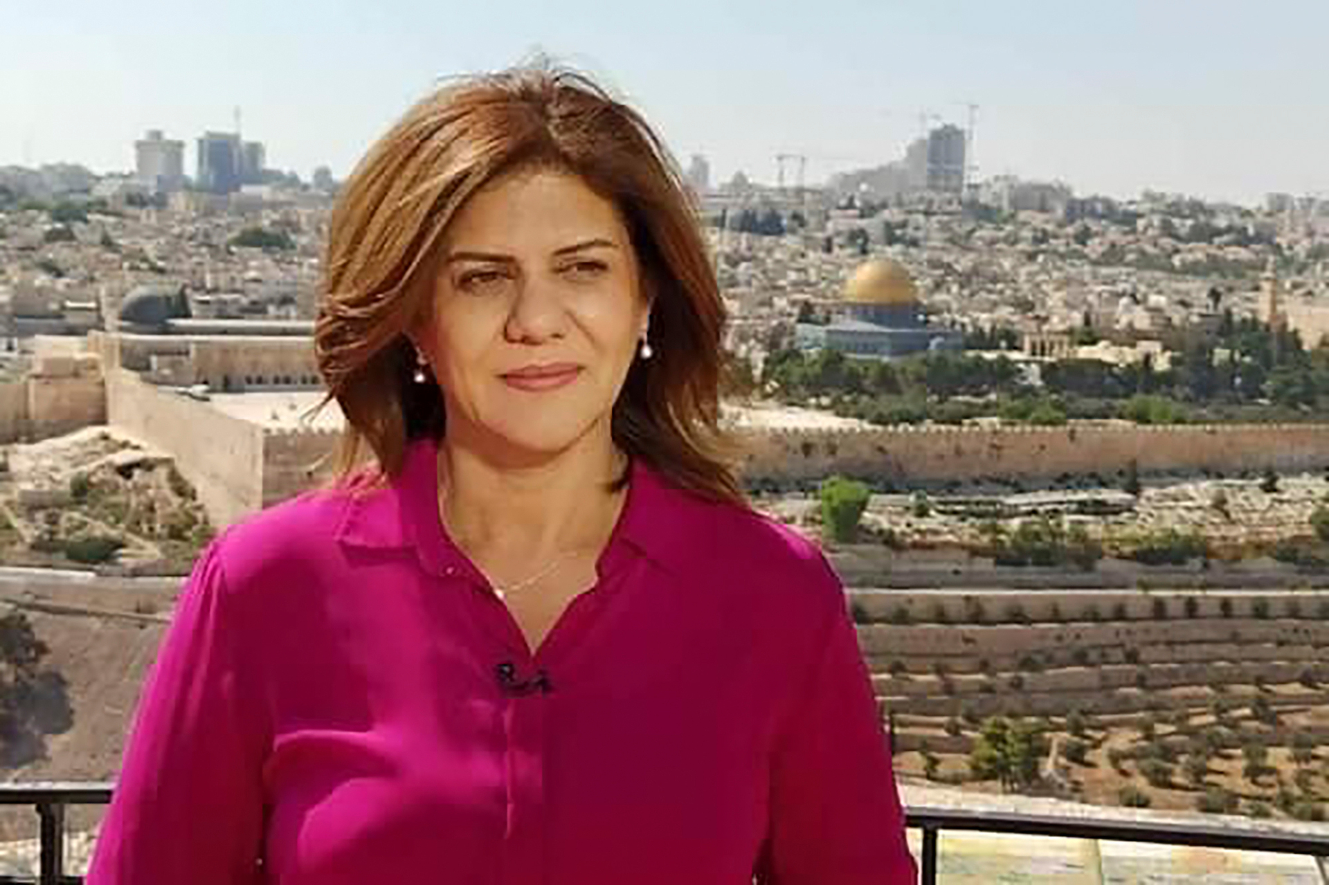 Veteran Al Jazeera journalist Shireen Abu Akleh. Photo / AP