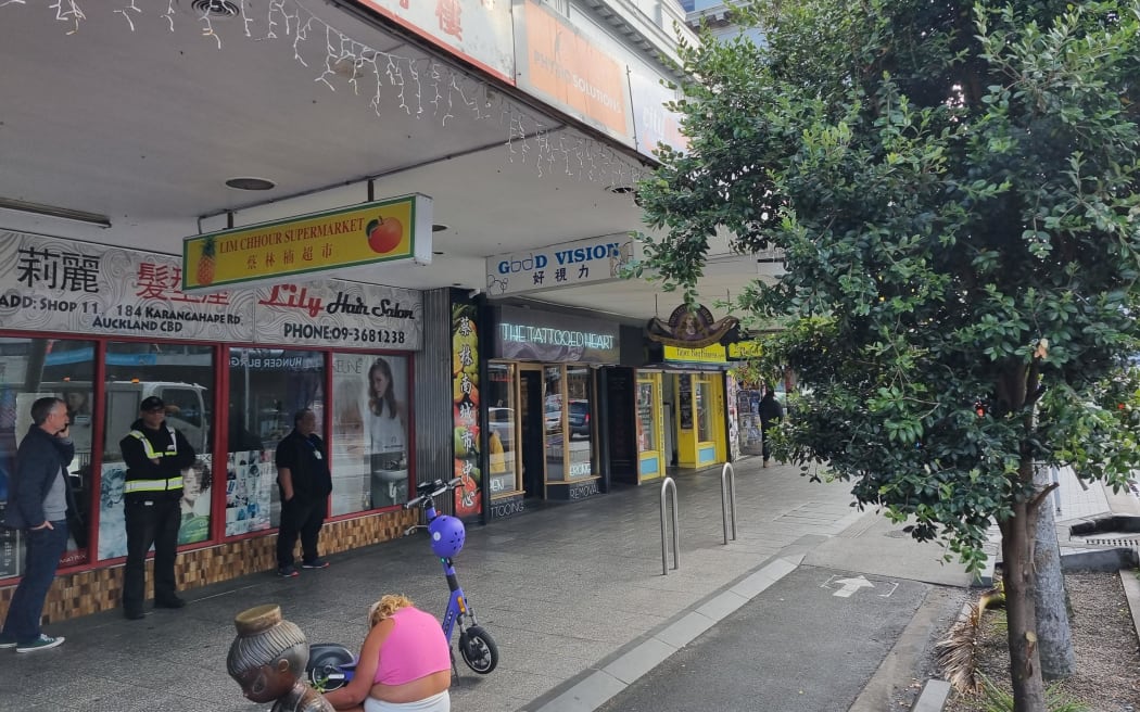 Business owners on Karangahape Road in Auckland say they don't go a day without being robbed or harassed. Photo / RNZ