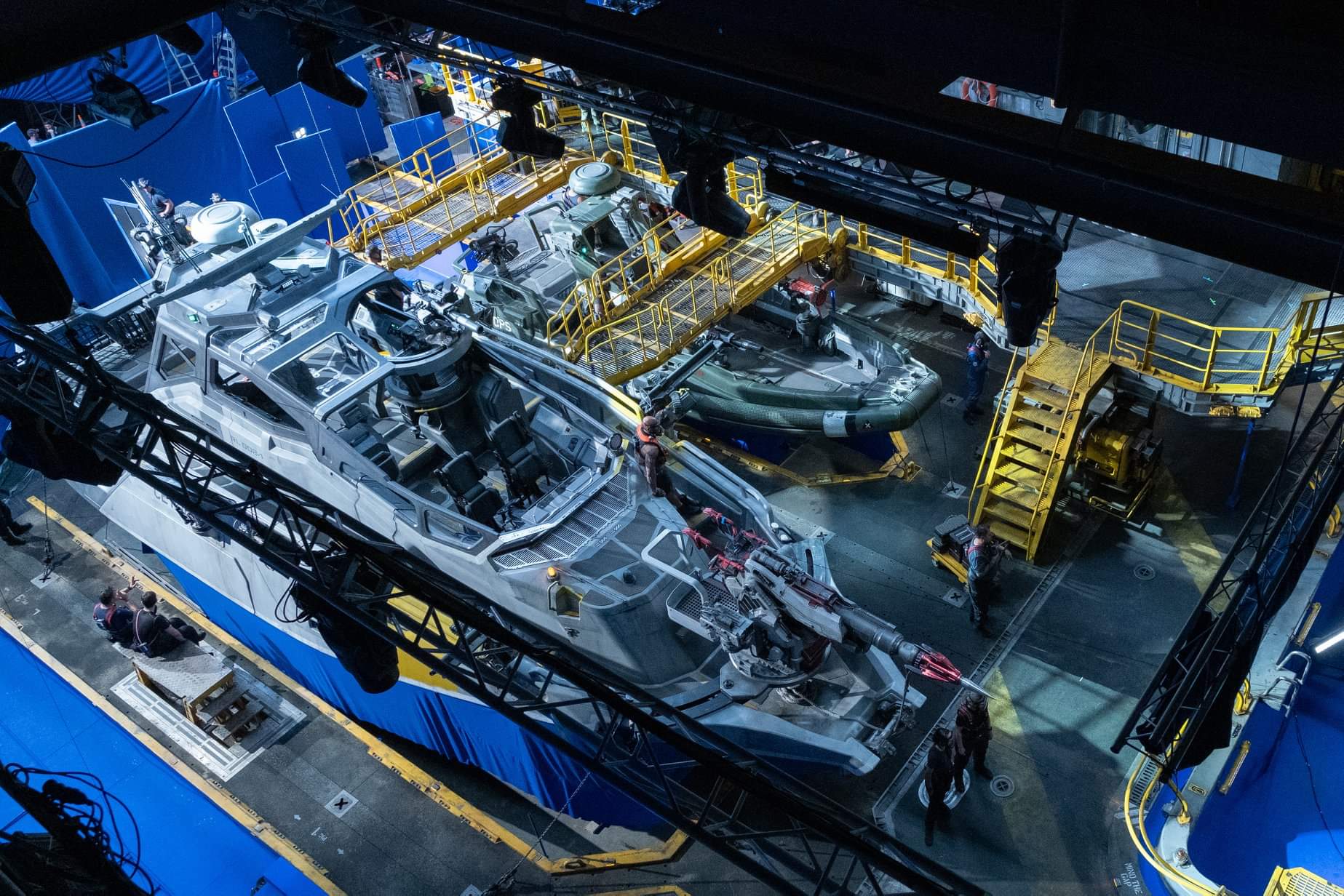 The Matador and Picador boats under construction in Auckland. 