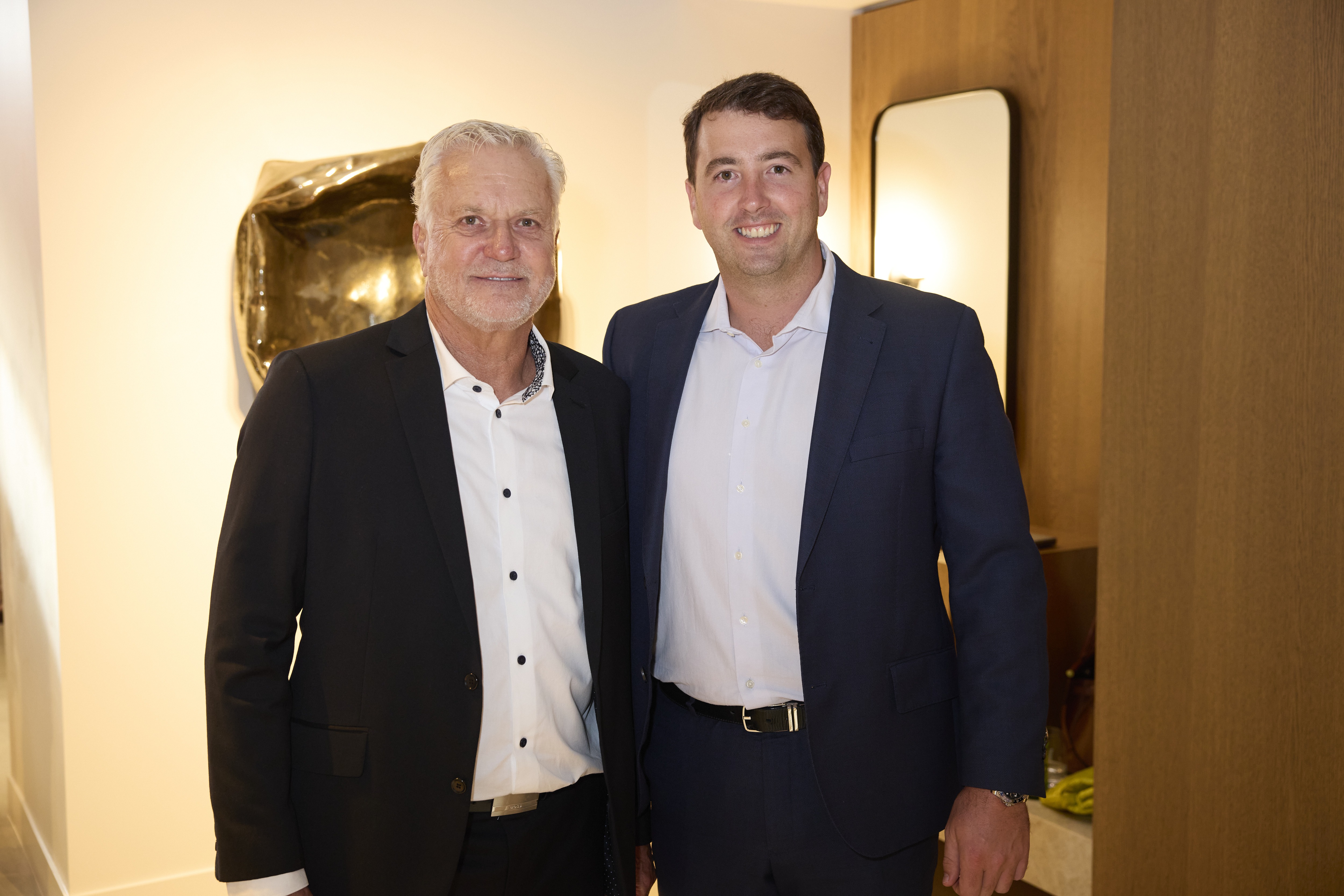 Ross Hawkins (left) and Ben Sceats (right). Photo / Anupam Singh