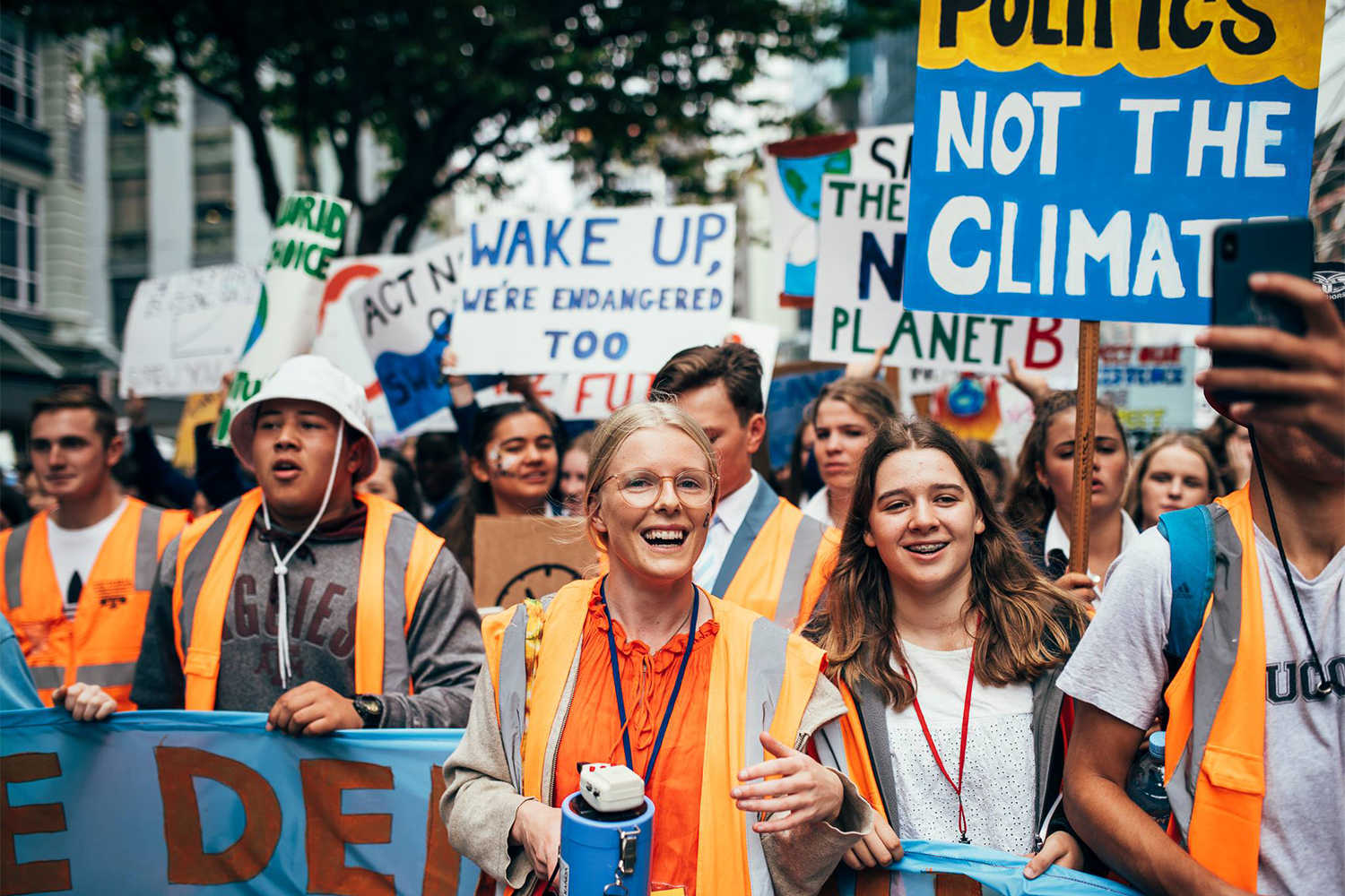 The School Strike 4 Climate march to Parliament in Wellington in 2019. Photo / Supplied