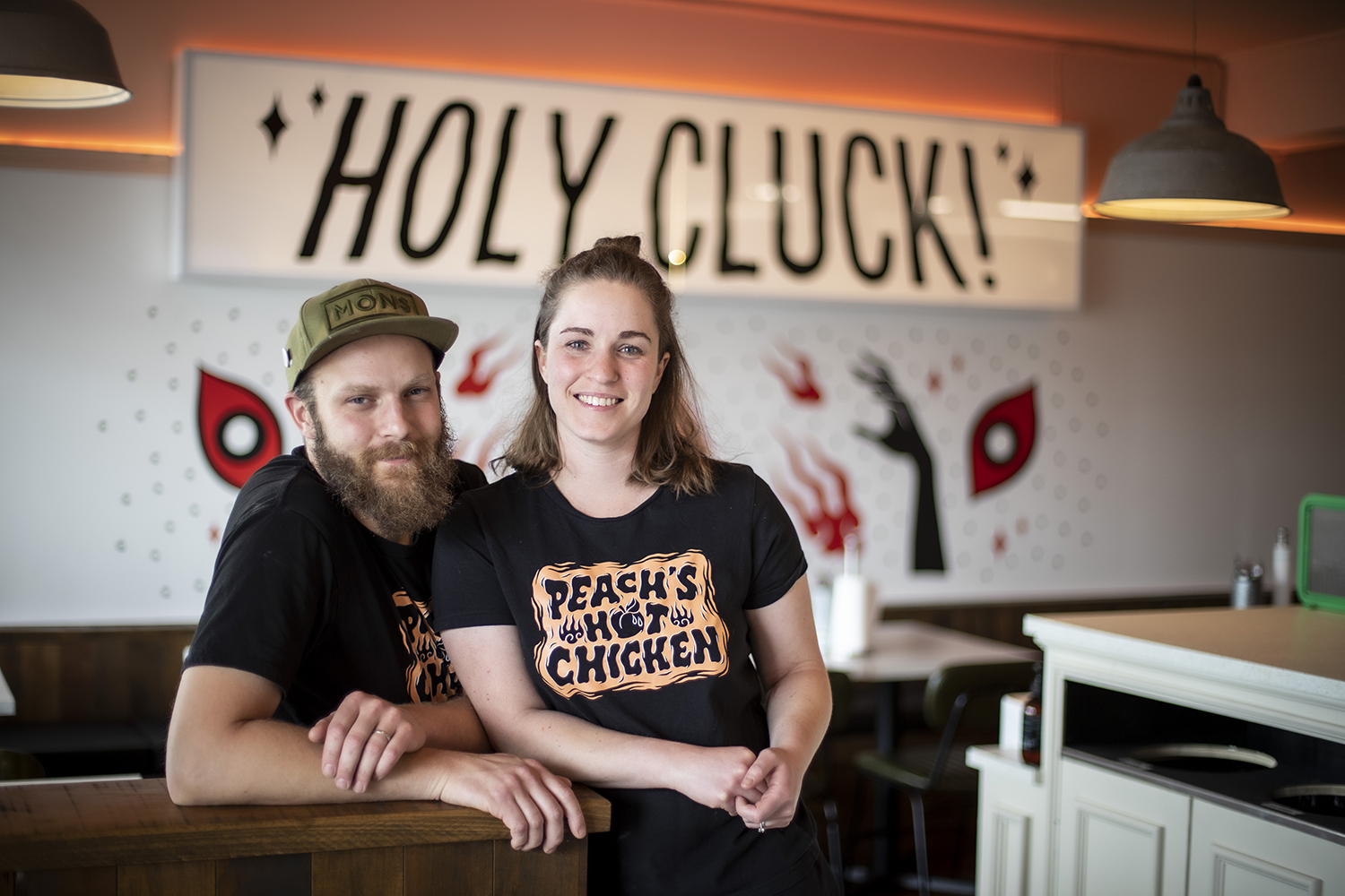 Husband and wife duo Alex and Olivia George. Photo / Michael Craig. 