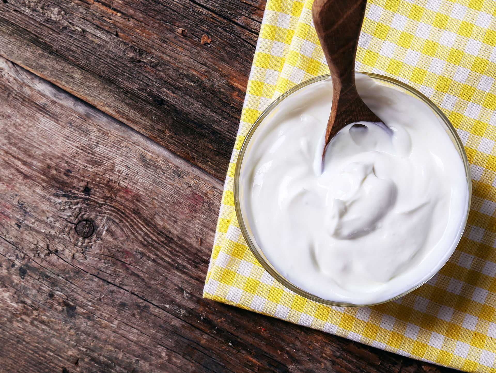 Greek yoghurt contains probiotics as well as a substantial protein hit.