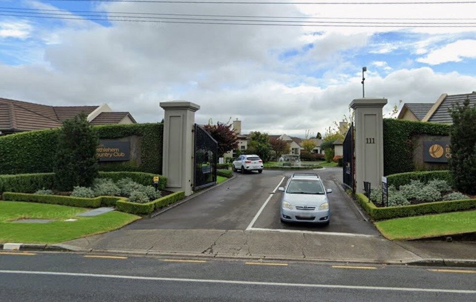 Entrance to the Arvida Bethlehem Country Club retirement village in Tauranga. Photo / Google Street View