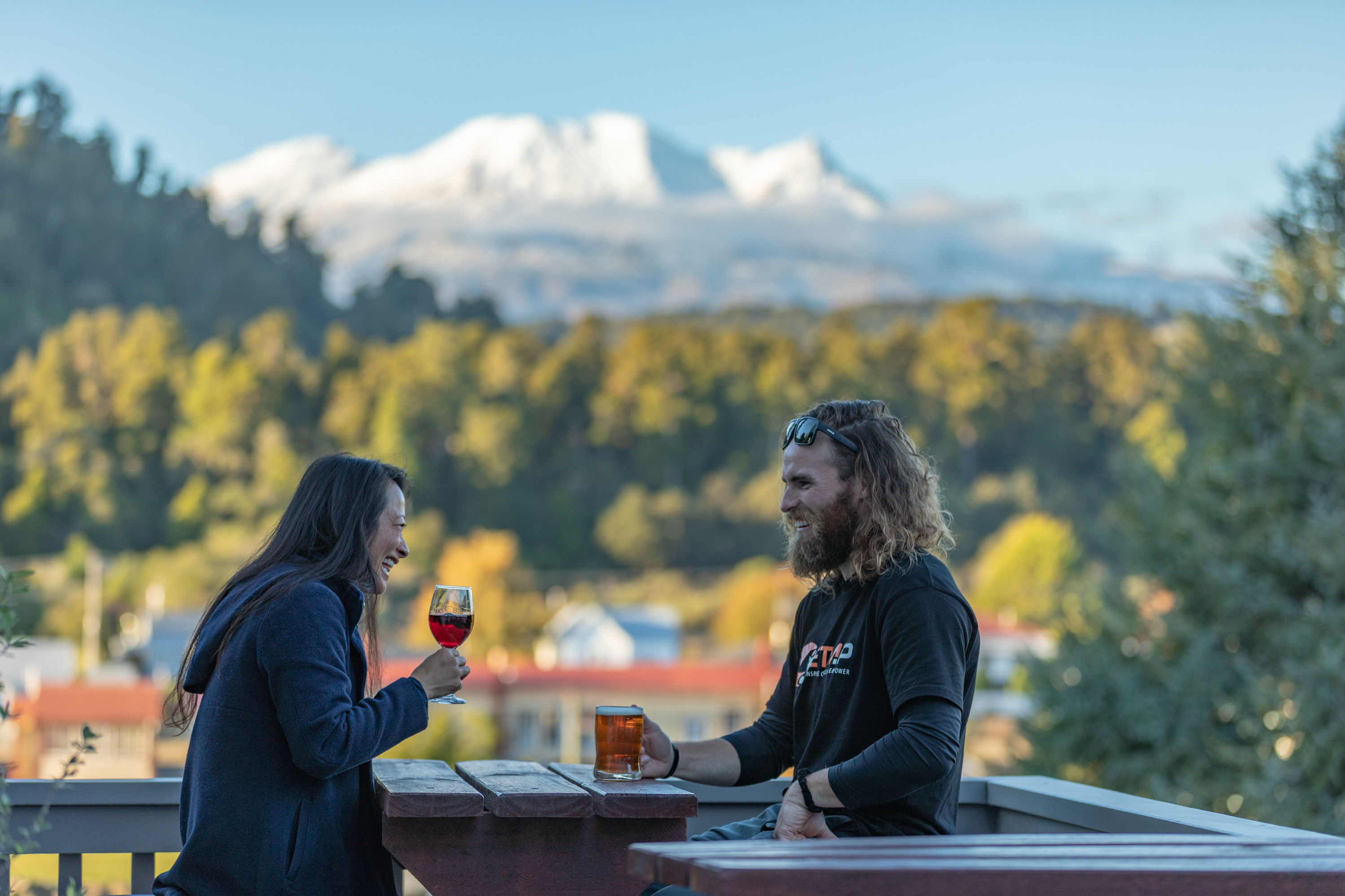 Wine and dine with a view at Kings Ōhakune in Ruapehu. Photo / Supplied