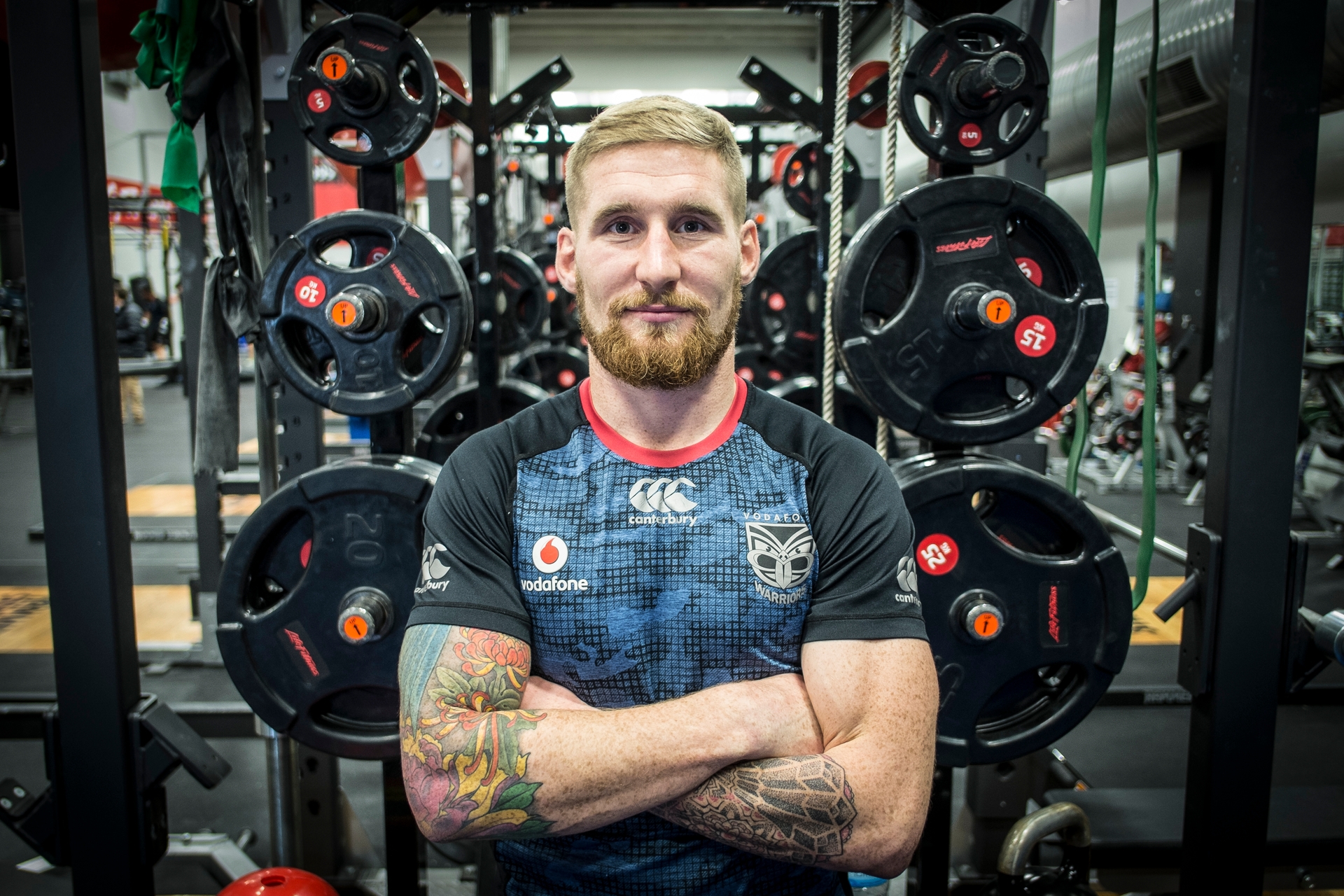 Warriors import Sam Tomkins.  Photo / Michael Craig