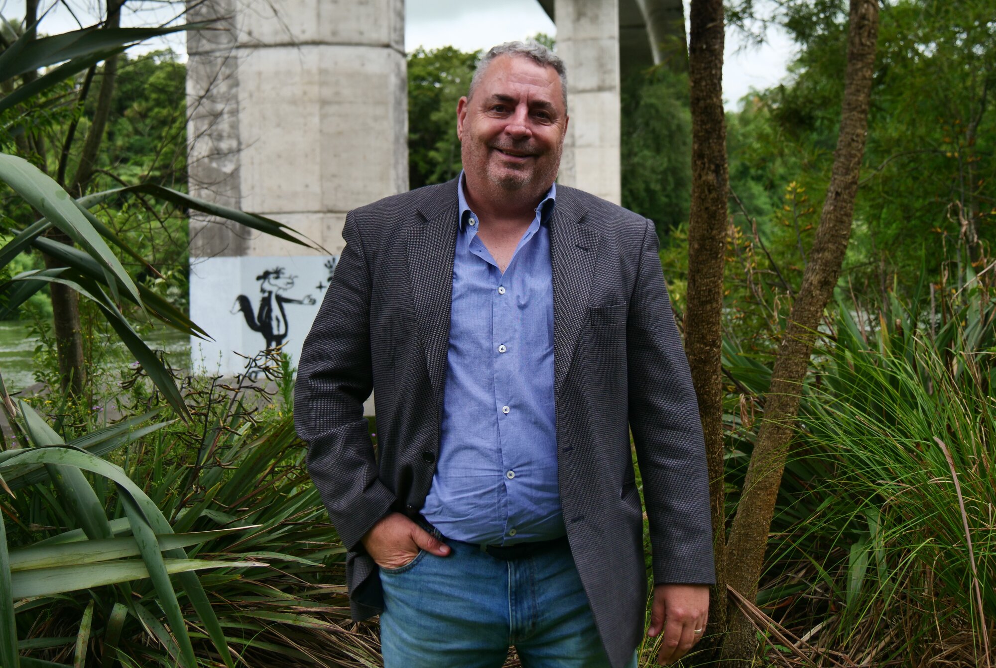 Matamata real estate agent Stuart Brizzle got a second chance at life after a receiving a new kidney. Photo / Tom Eley