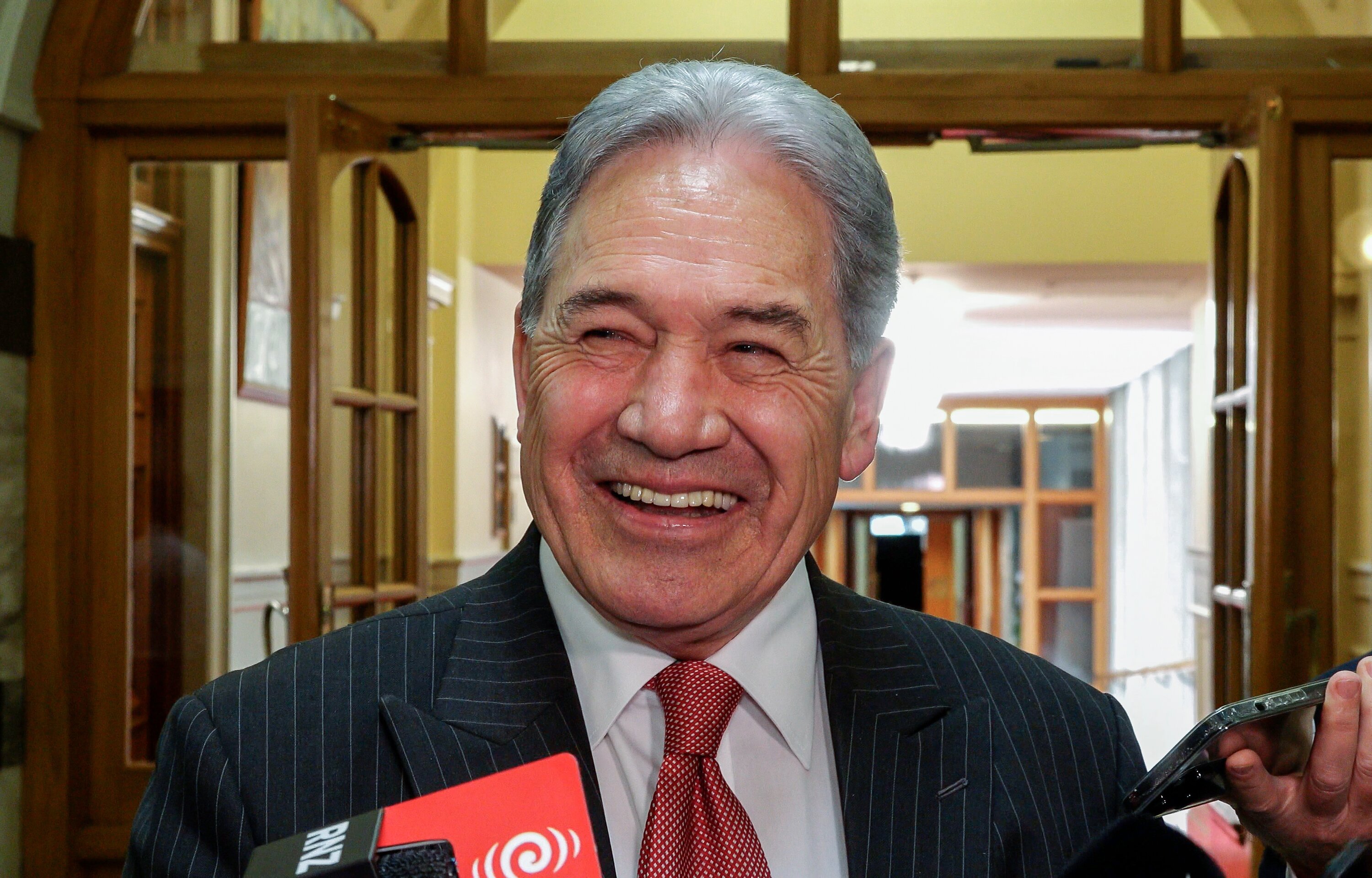 NZ First leader Winston Peters will face legal action after remarks made this morning. Photo / Mark Mitchell  