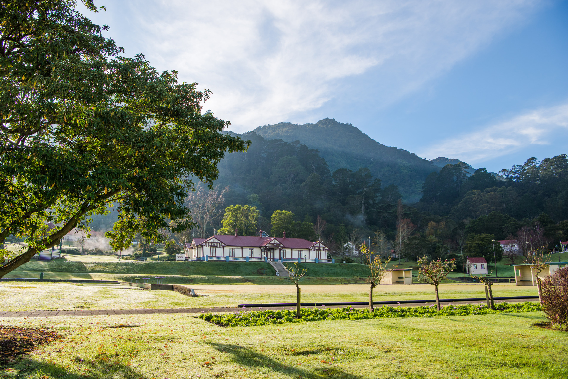 The Te Aroha Domain is currently the most intact Edwardian spa in New Zealand. Photo / Supplied