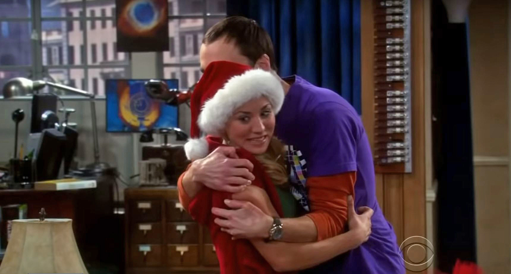 In 'The Big Bang Theory', Sheldon was overwhelmed by Penny's present. Photo / Supplied