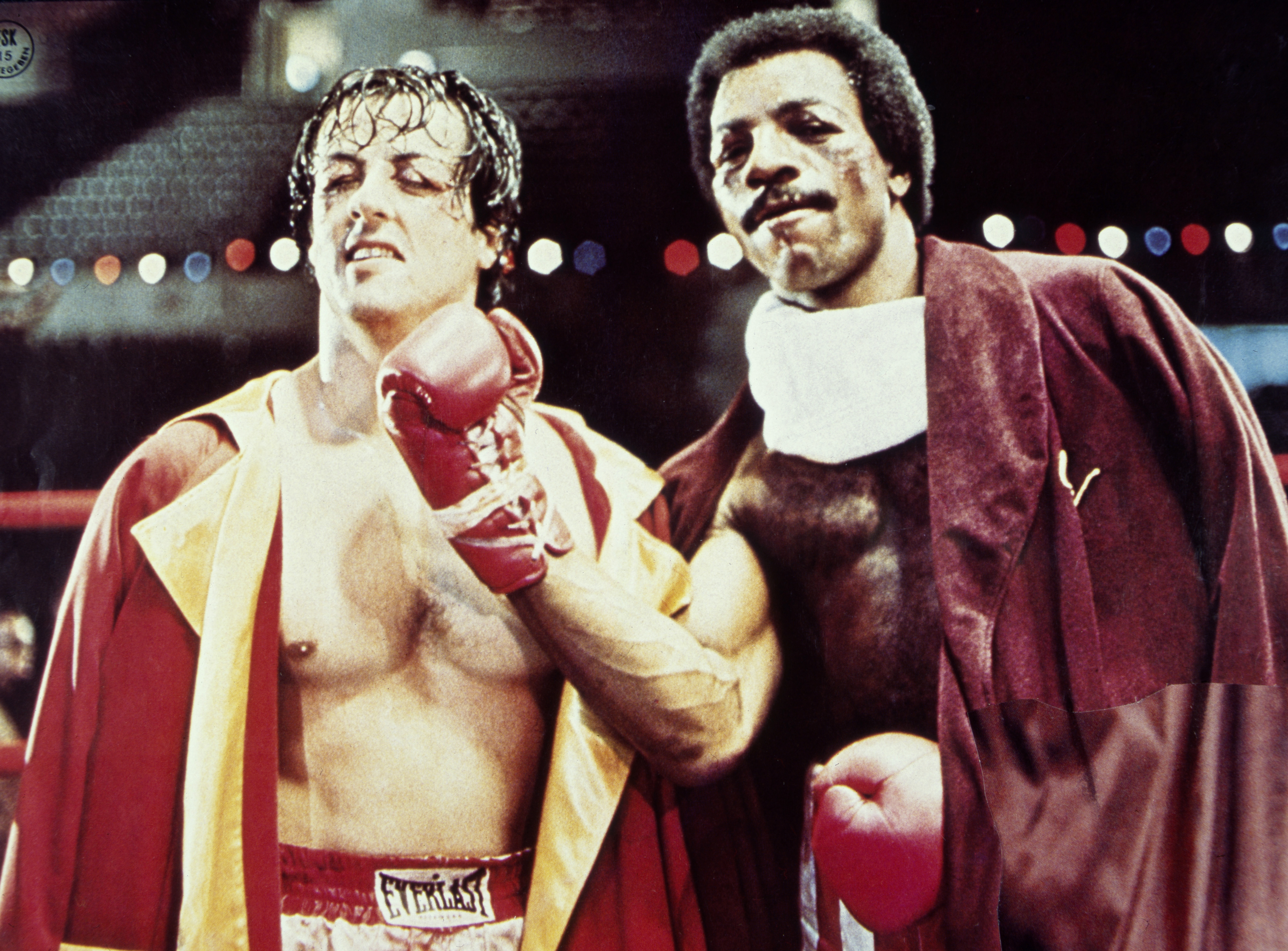 On screen rivals Rocky Balboa with the late Apollo Creed, who may appear if there is a sequel to the recent blockbuster, Creed.