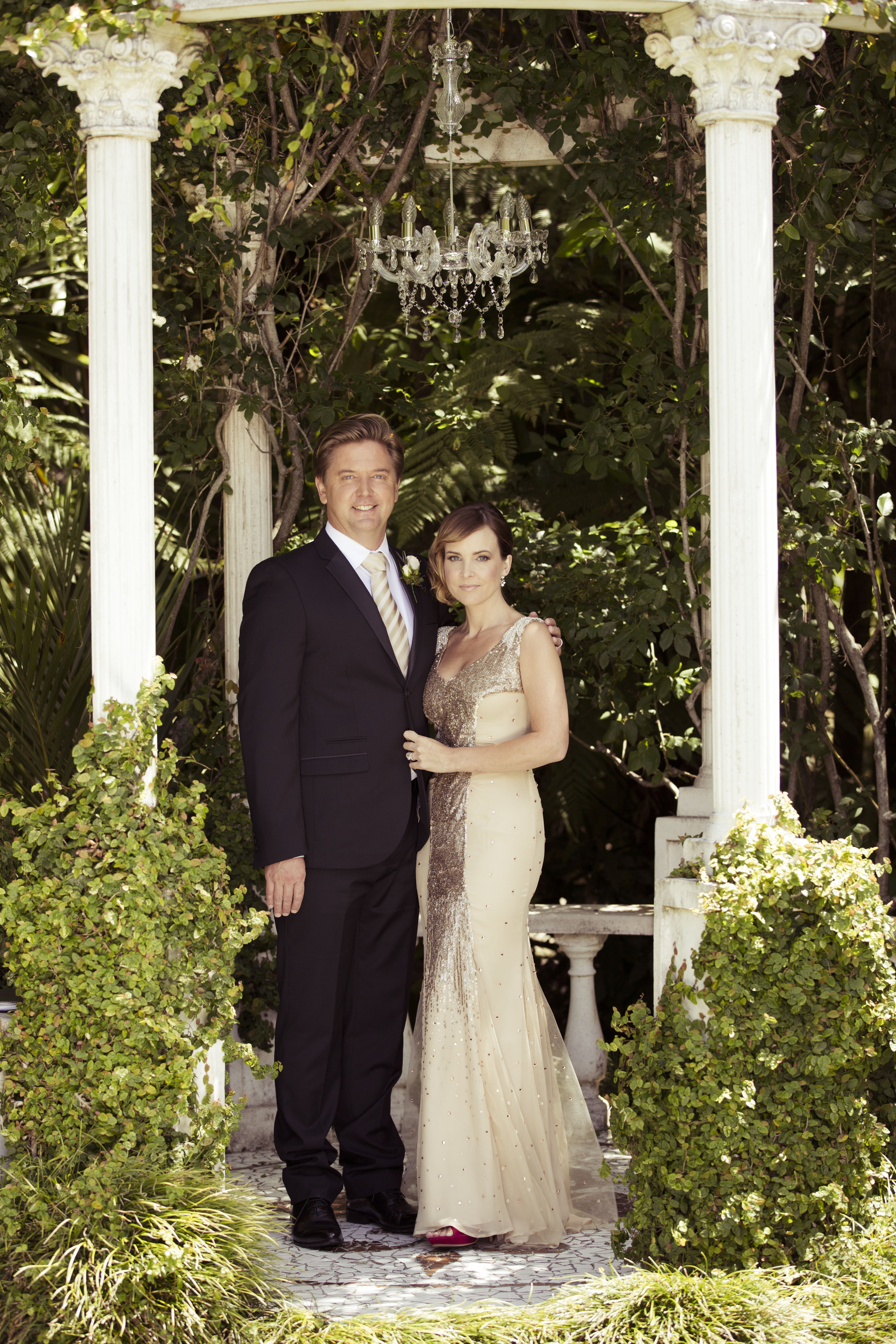 Shortland Street’s Chris Warner (Michael Galvin) and Rachel McKenna (Angela Bloomfield) married in February 2014.