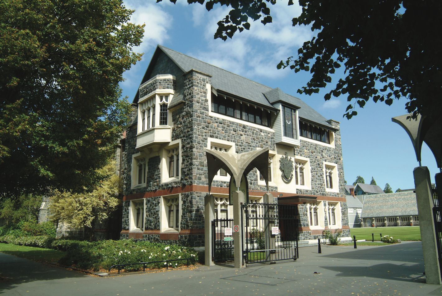 The school is on Rolleston Ave in the heart of Christchurch with its historical architecture becoming a signature of the city. Photo / Supplied
