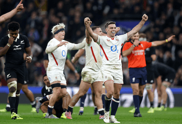 Scenes from England's victory over the All Blacks at Twickenham. Photos / SmartFrame; Photosport; Brad Roberts