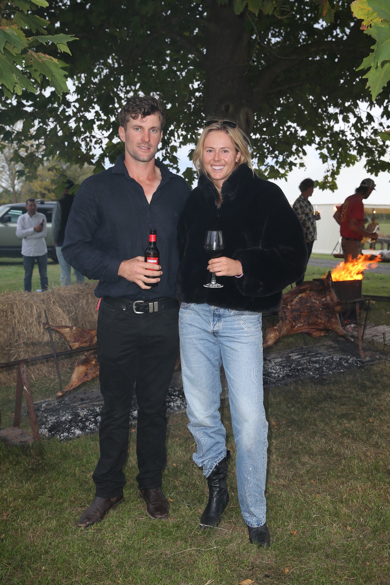 Angus Taylor and Greta van den Brink. Photo / Norrie Montgomery 
