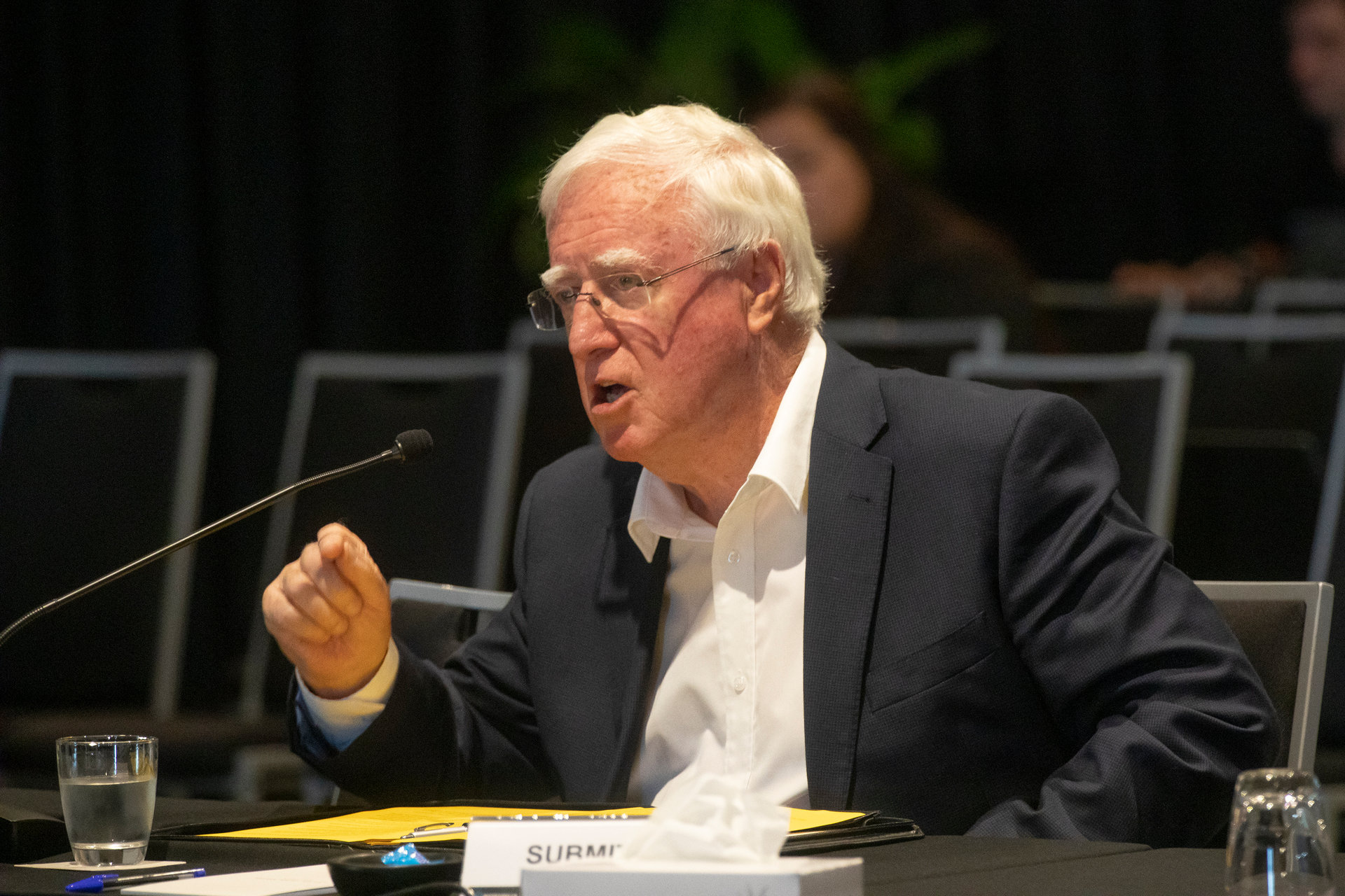 Rotorua Residents and Ratepayers' Association chairman Reynold Macpherson speaking at the 2022 hearings. Photo / Andrew Warner