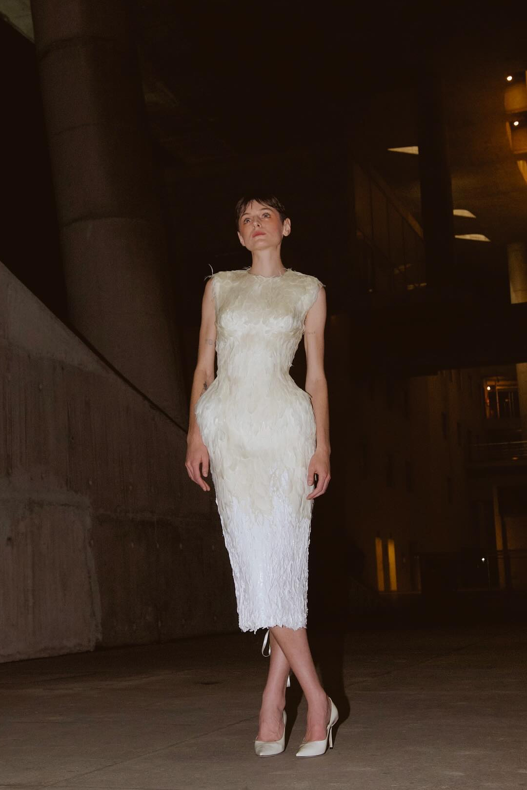 Emma Corrin dressed for screening of Deadpool & Wolverine in Rio de Janeiro. Photo @emmacorrin