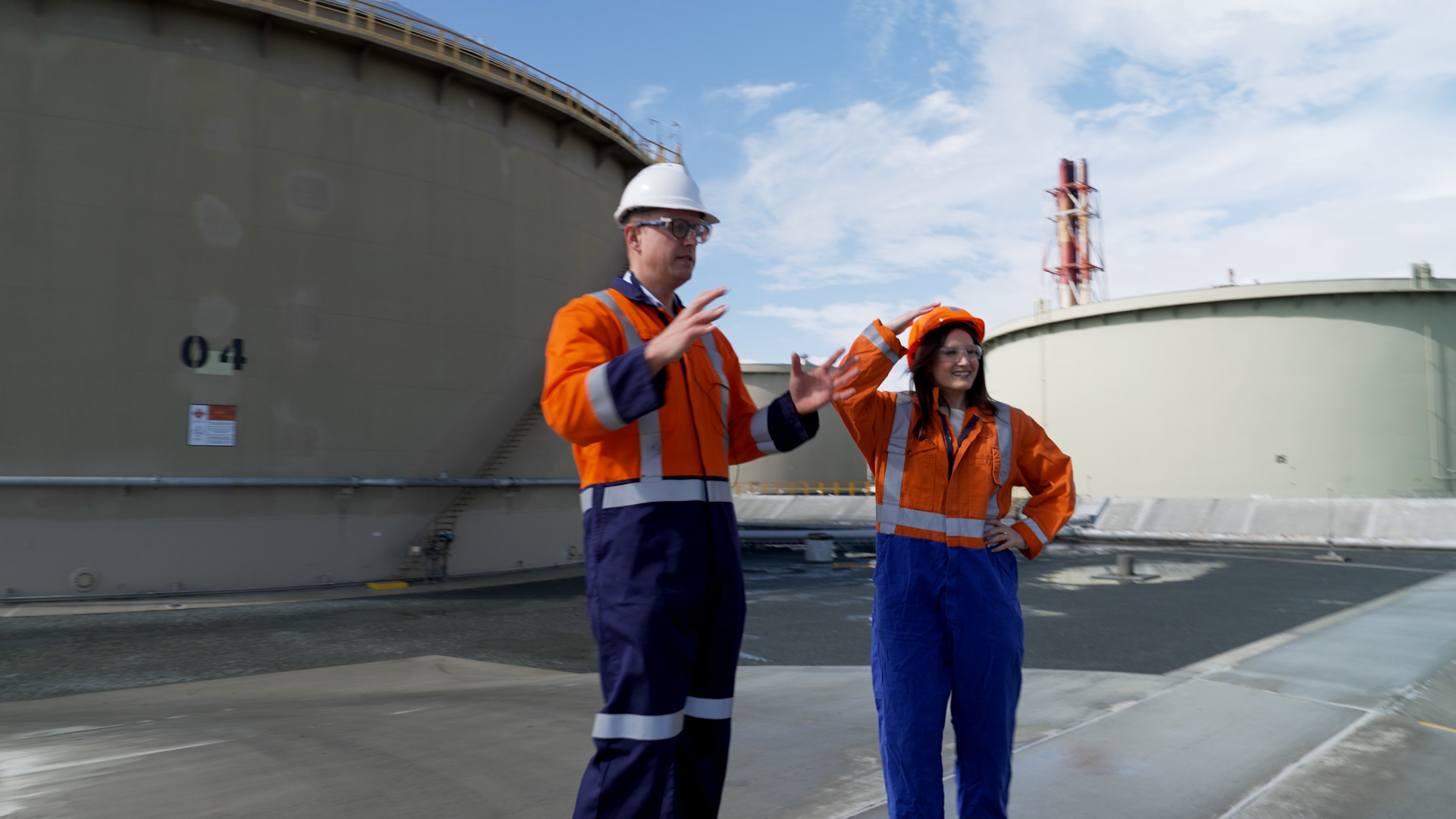 Channel Infrastructure CEO Rob Buchanan showed Markets with Madison the new jet fuel tanks it had built since the refinery shutdown decision in 2021.