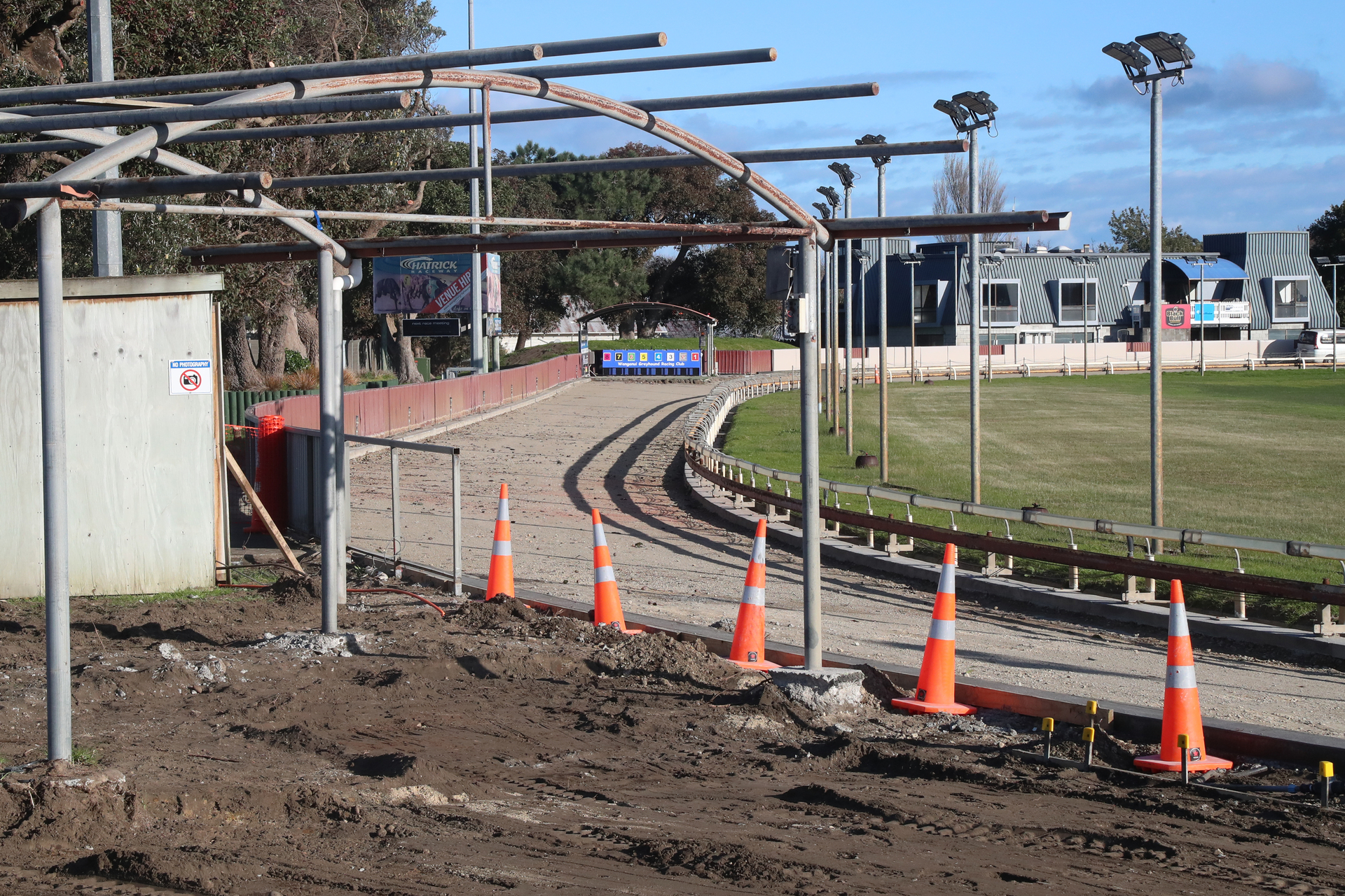 Greyhound Racing New Zealand's (GRNZ) board unanimously voted last month to renovate the Whanganui track as well as to build a straight track. Photo / Bevan Conley