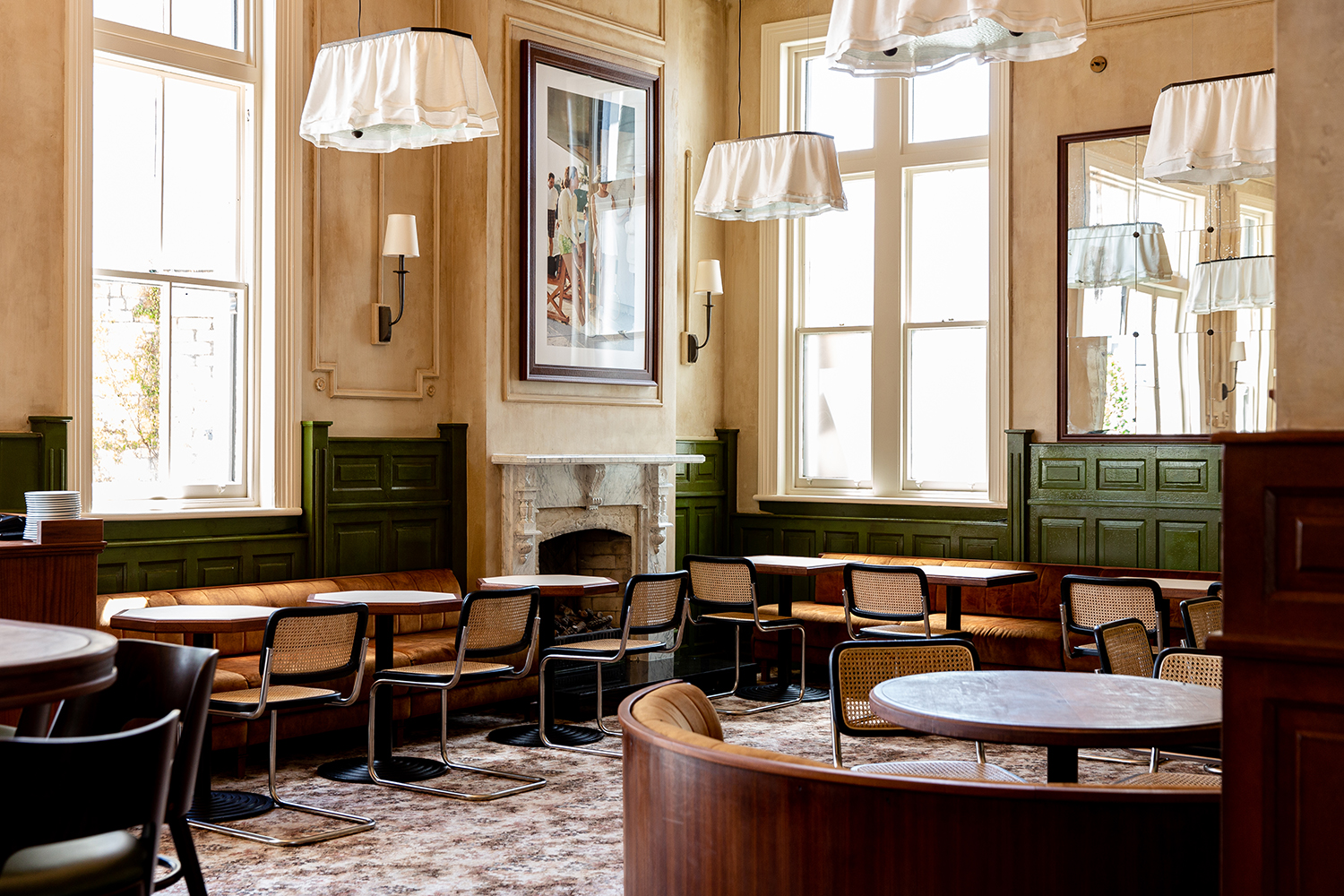 Hotel Ponsonby's interior palette is a nod to the landmark's character. Photo / Babiche Martens