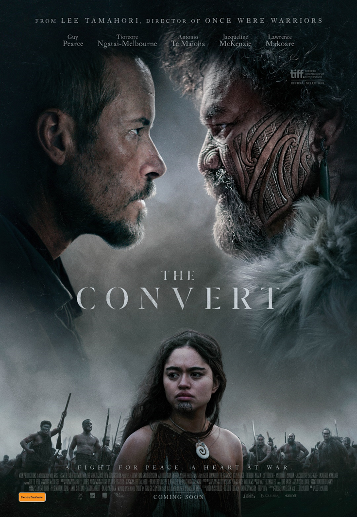 The Convert stars Guy Pearce and Tioreore Ngātai Melbourne and is directed by Lee Tamahori.
Photo / Supplied