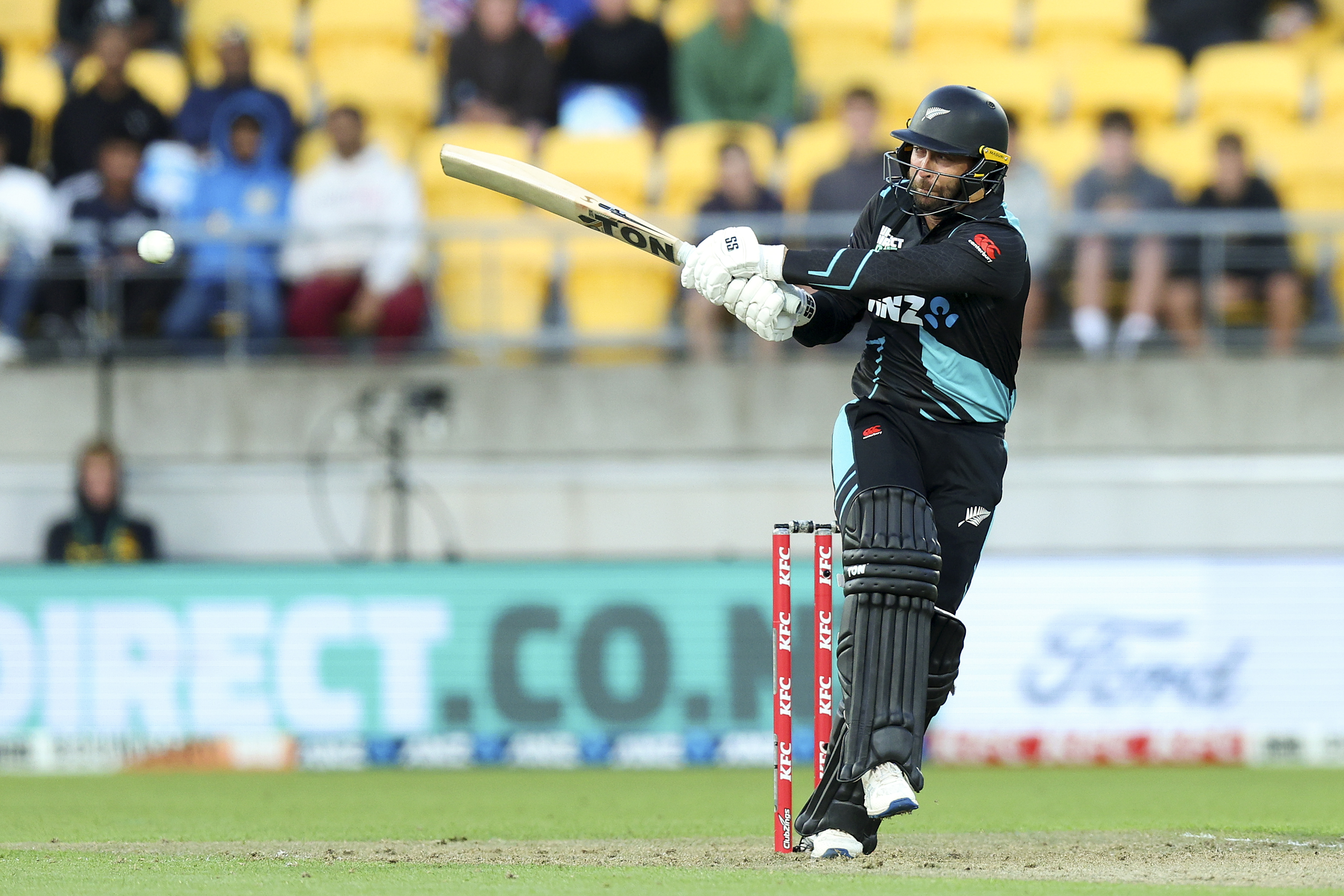 Devon Conway against Australia. Photo / Getty Images