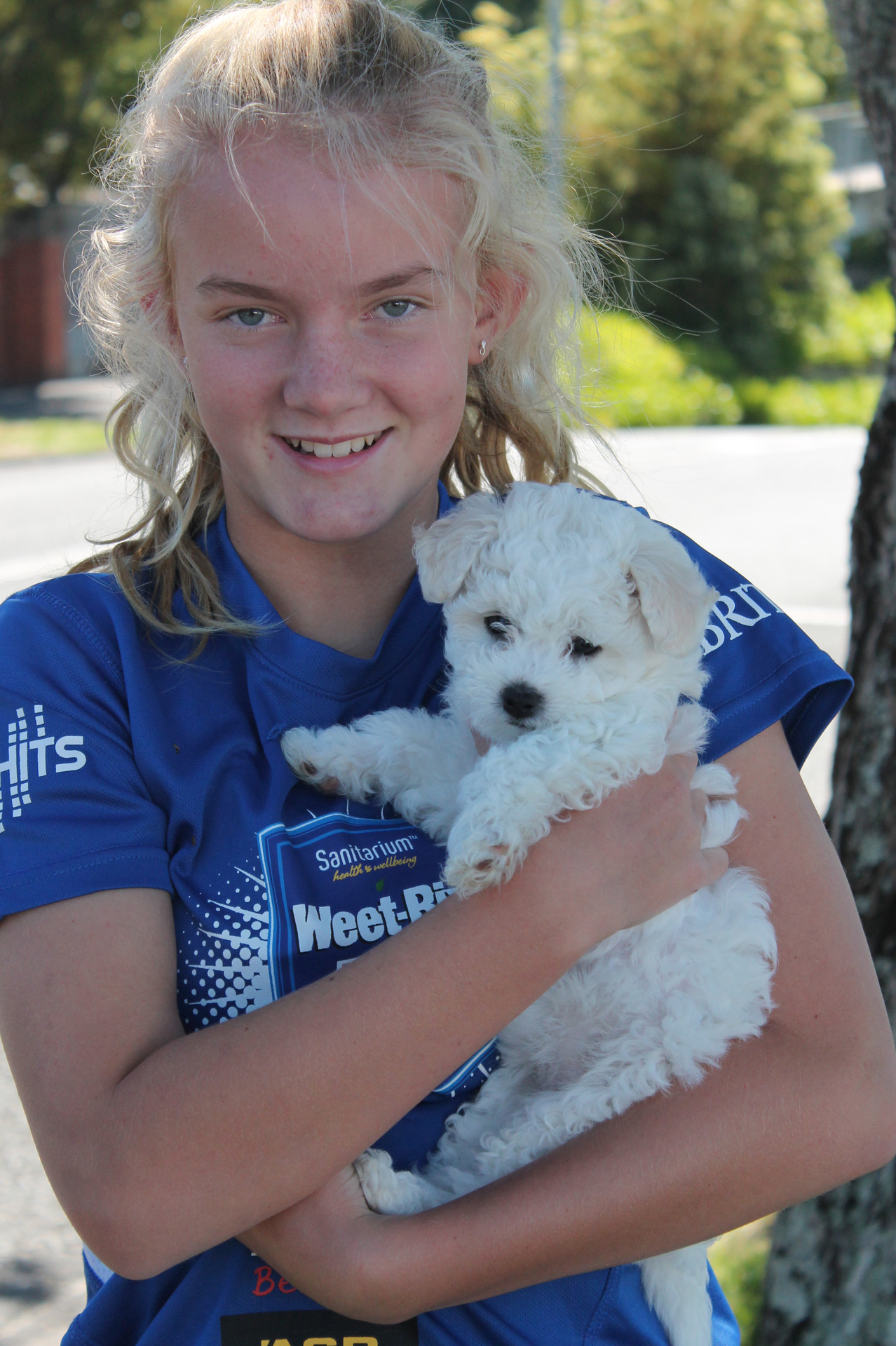 Cassandra with her dog Casey. Photo / Supplied