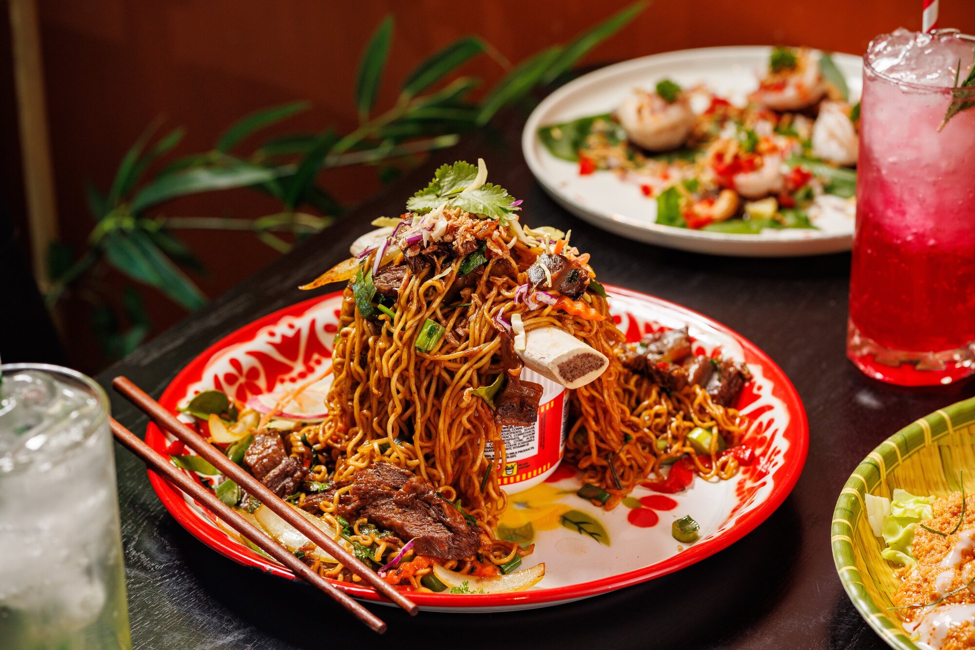 Zap Hang – noodles with beef short rib – is one of the signature dishes on the menu at Sa-On. Photo / Babiche Martens