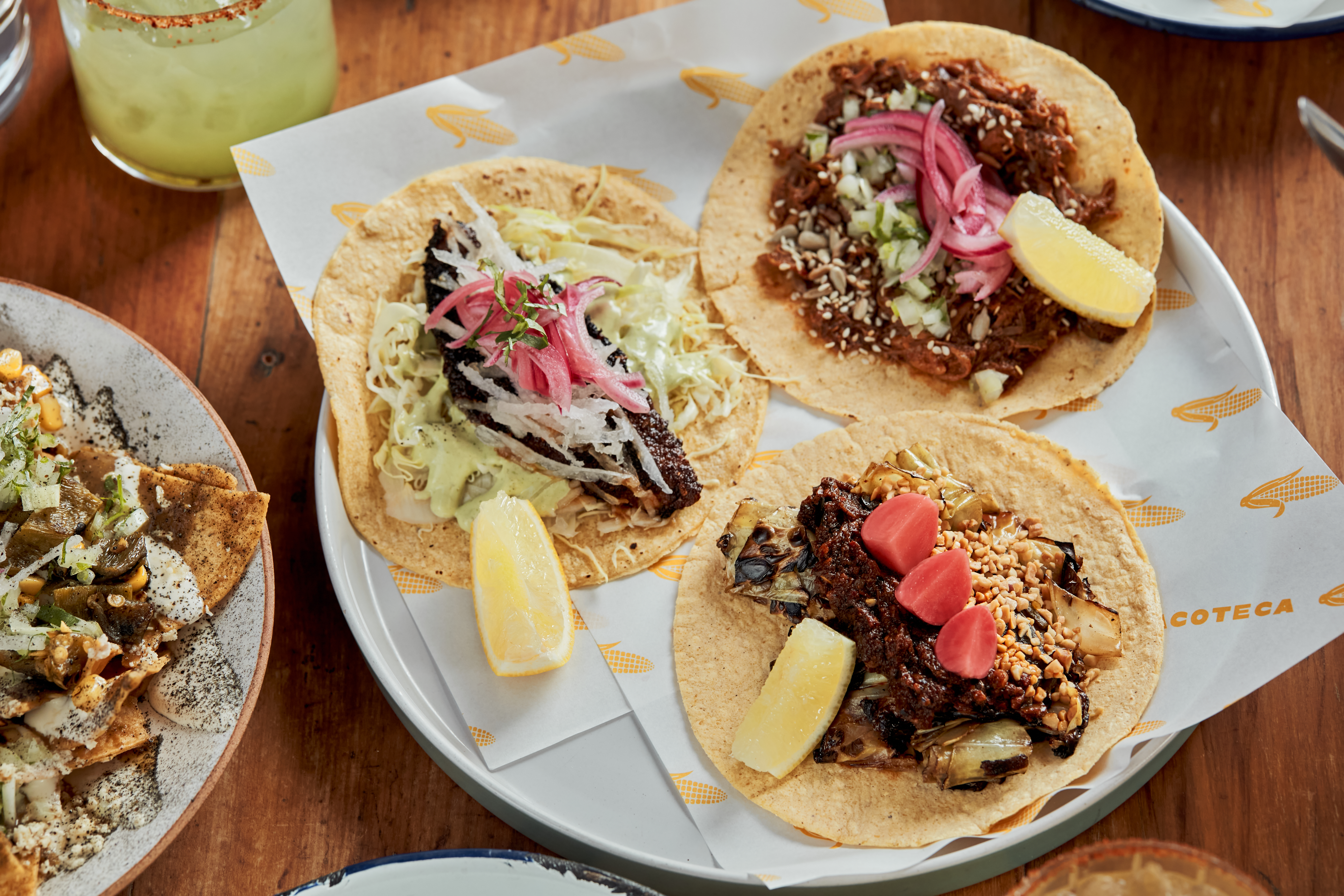 A selection of tacos from Mexican restaurant Tacoteca in City Works Depot. Photo / Babiche Martens