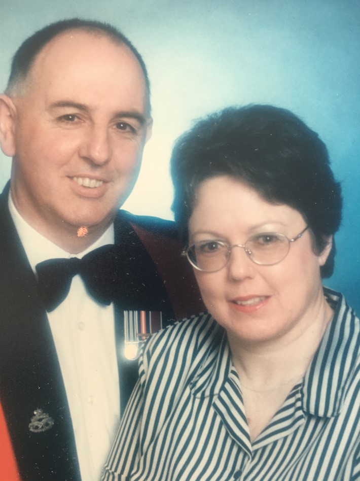 Rob and Janice Smith in 2003, around the time he was posted to Afghanistan.