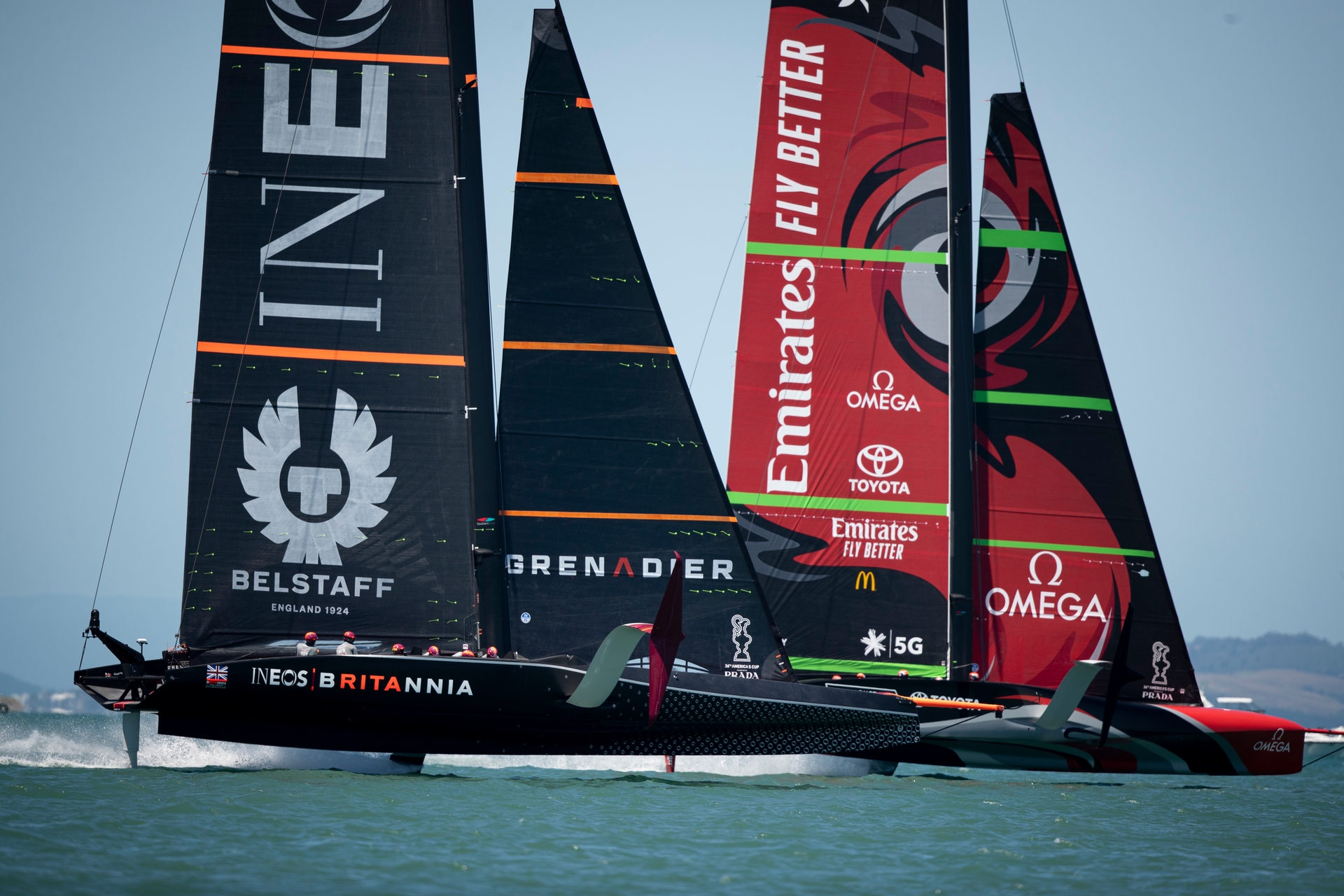 New Zealand Team Ineos Sponsors America's Cup 2021: INEOS Team UK