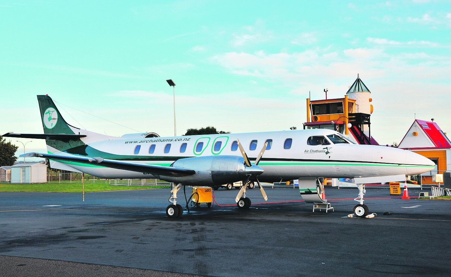  Air Chathams came to the rescue of Whakatāne air passengers after Air NZ stopped providing flights to and from Whakatāne Airport. Photo / LDR