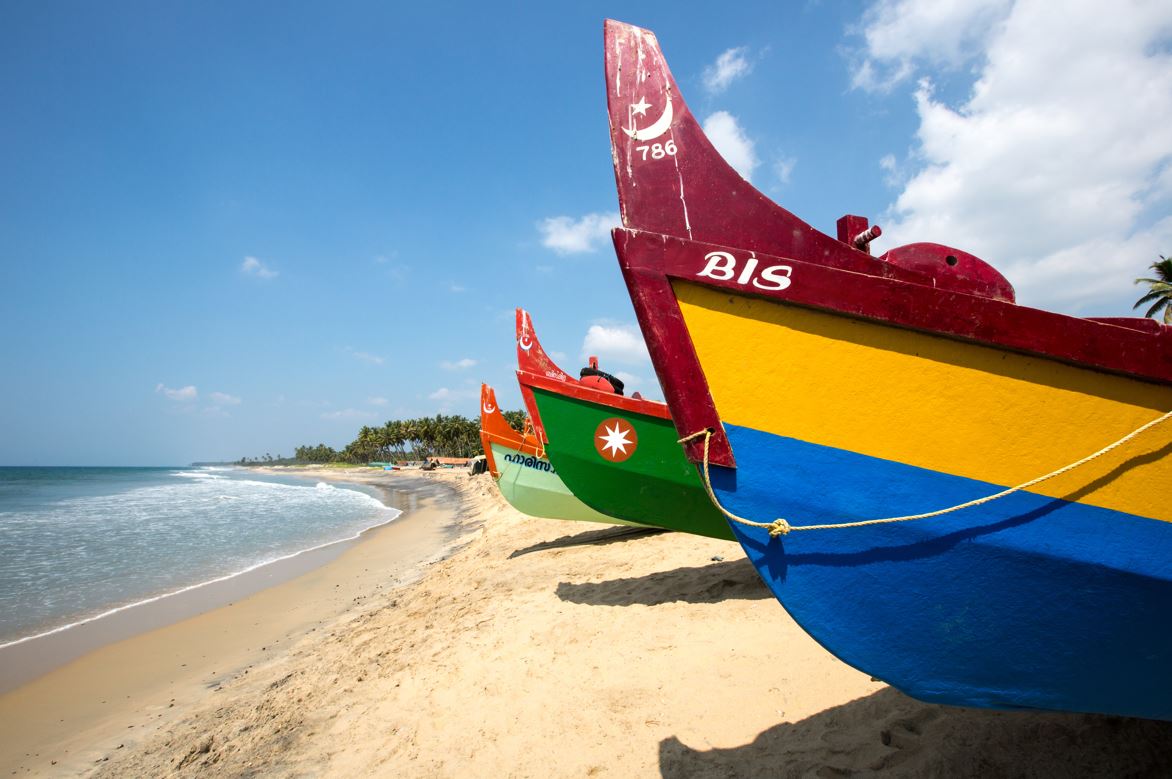 Beach in Kerala, India. Photo / Getty Images