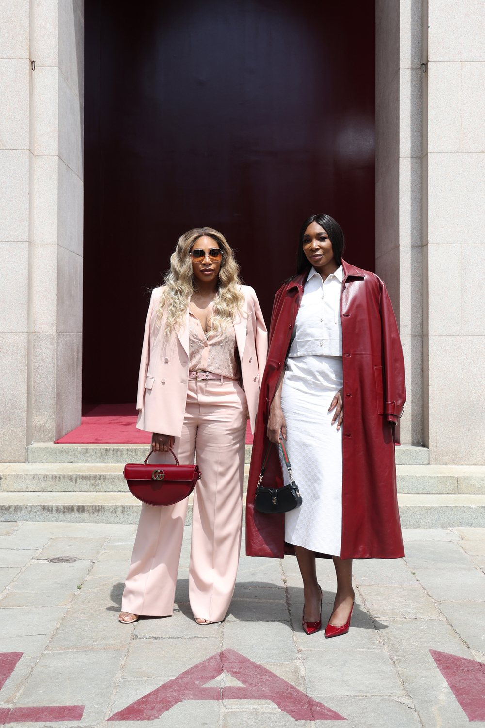 Serena and Venus Williams attended the Gucci show.