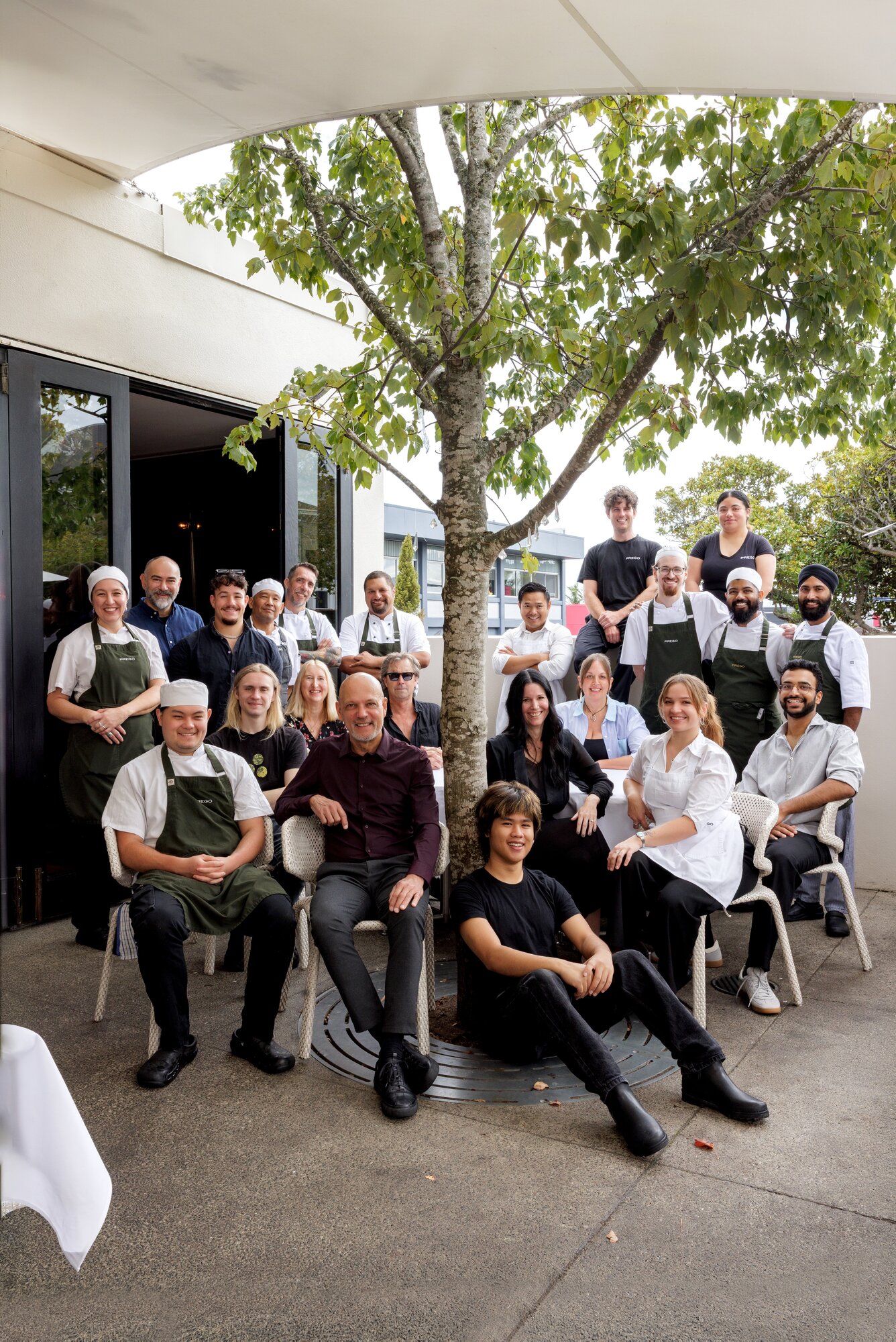 The current Prego team. Photo / Babiche Martens