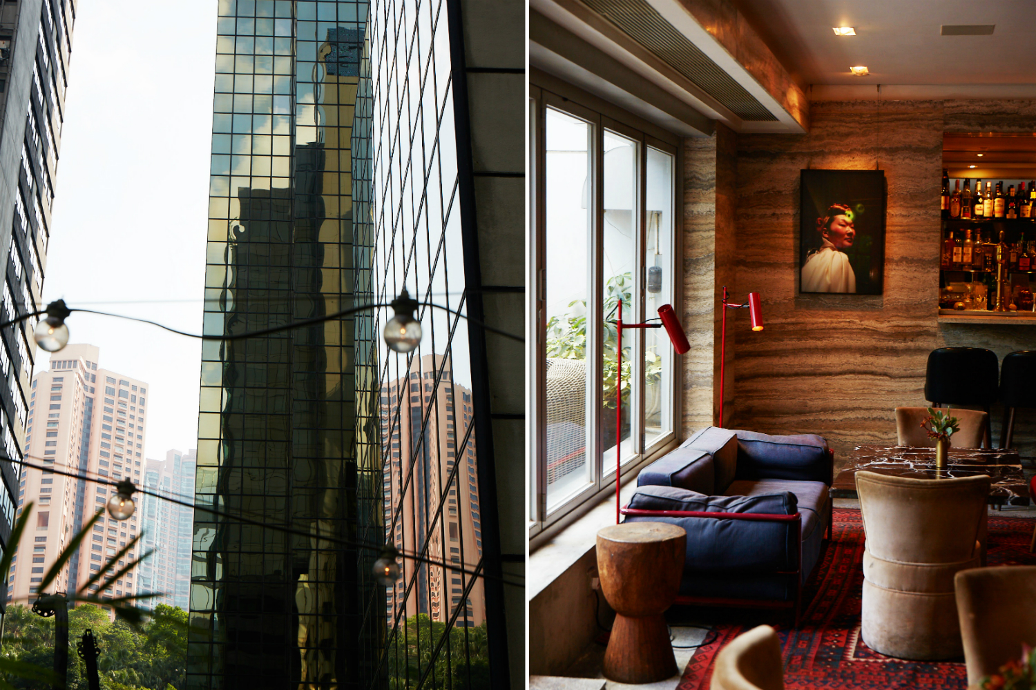 Duddell's rooftop bar in Hong Kong. Photo / Rebecca Zephyr Thomas