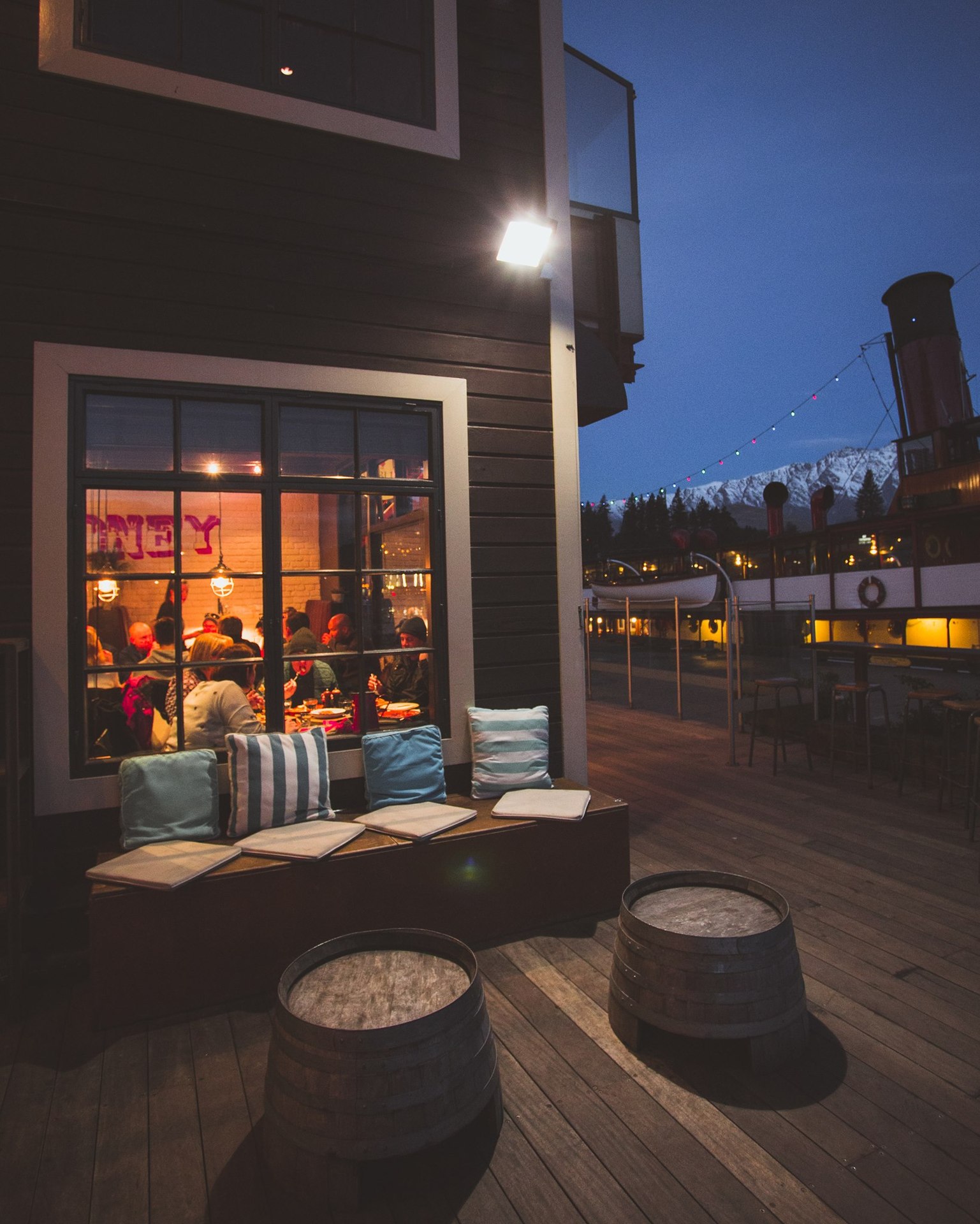 Public Kitchen is Queenstown's unpretentious shoreside bistro. Photo / Supplied