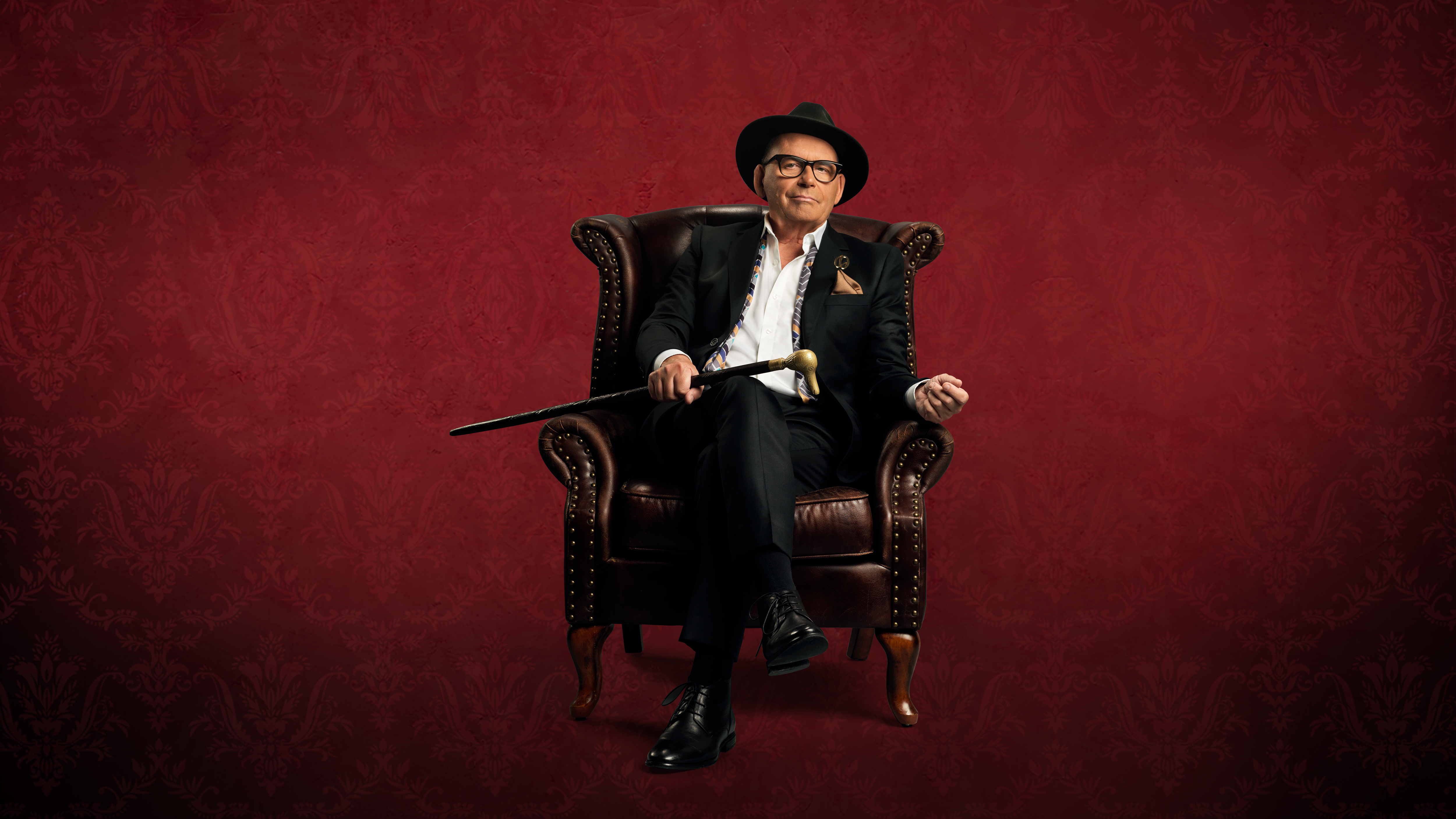 Paul Henry is back as the host of The Traitors. Photo / Warner Bros Discovery