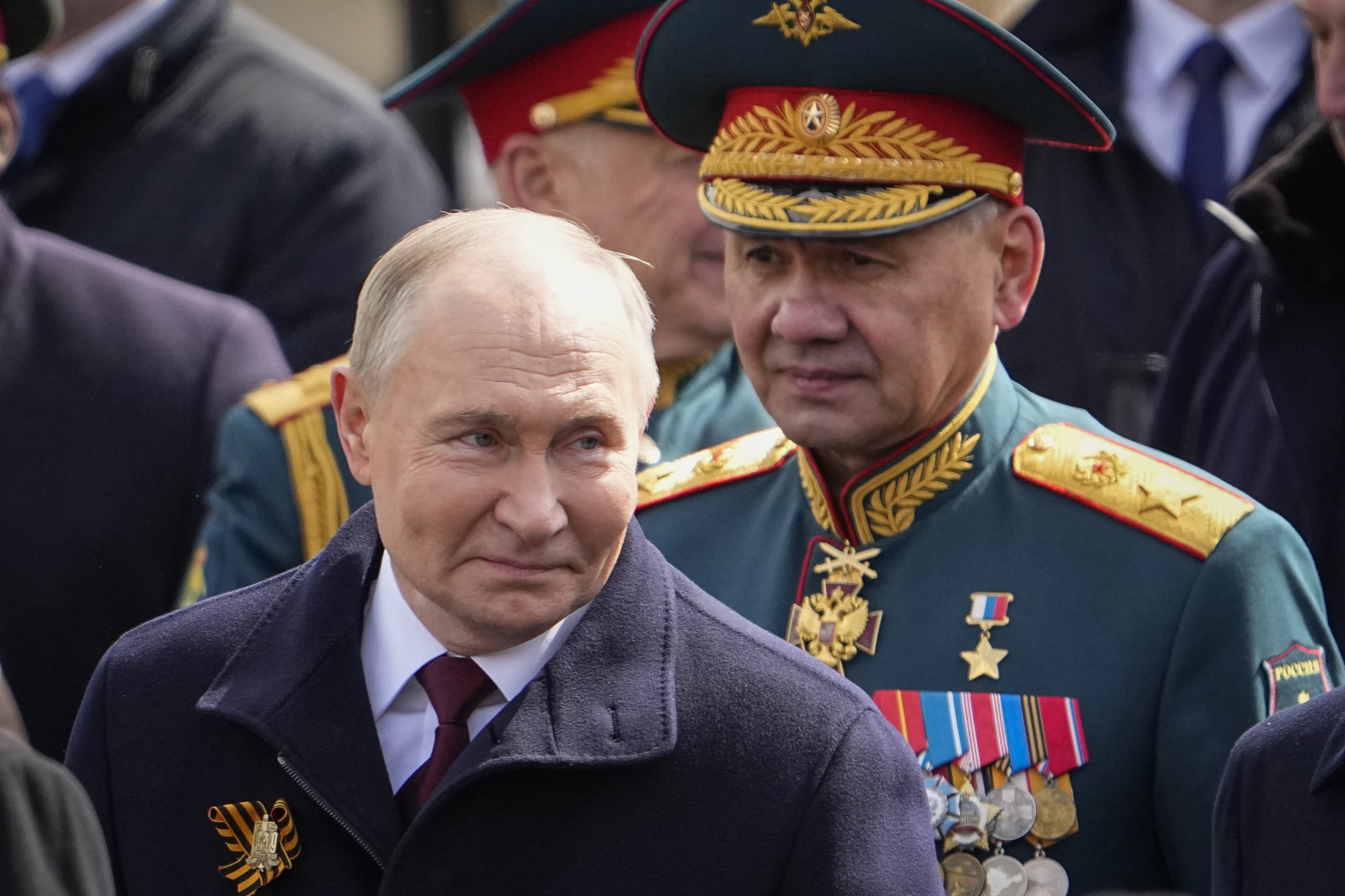 The Kremlin says Russia’s President Vladimir Putin has signed a decree appointing Sergei Shoigu as secretary of Russia’s national security council, replacing Nikolai Patrushev. Photo / AP