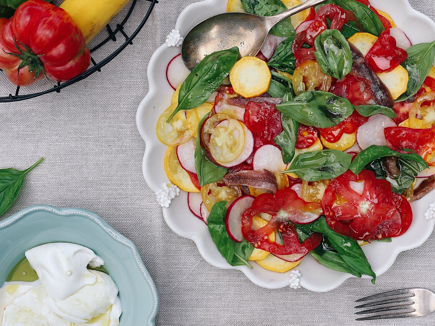 This salad is best served with crusty sourdough bread and butter. Photo / Eleanor Ozich 