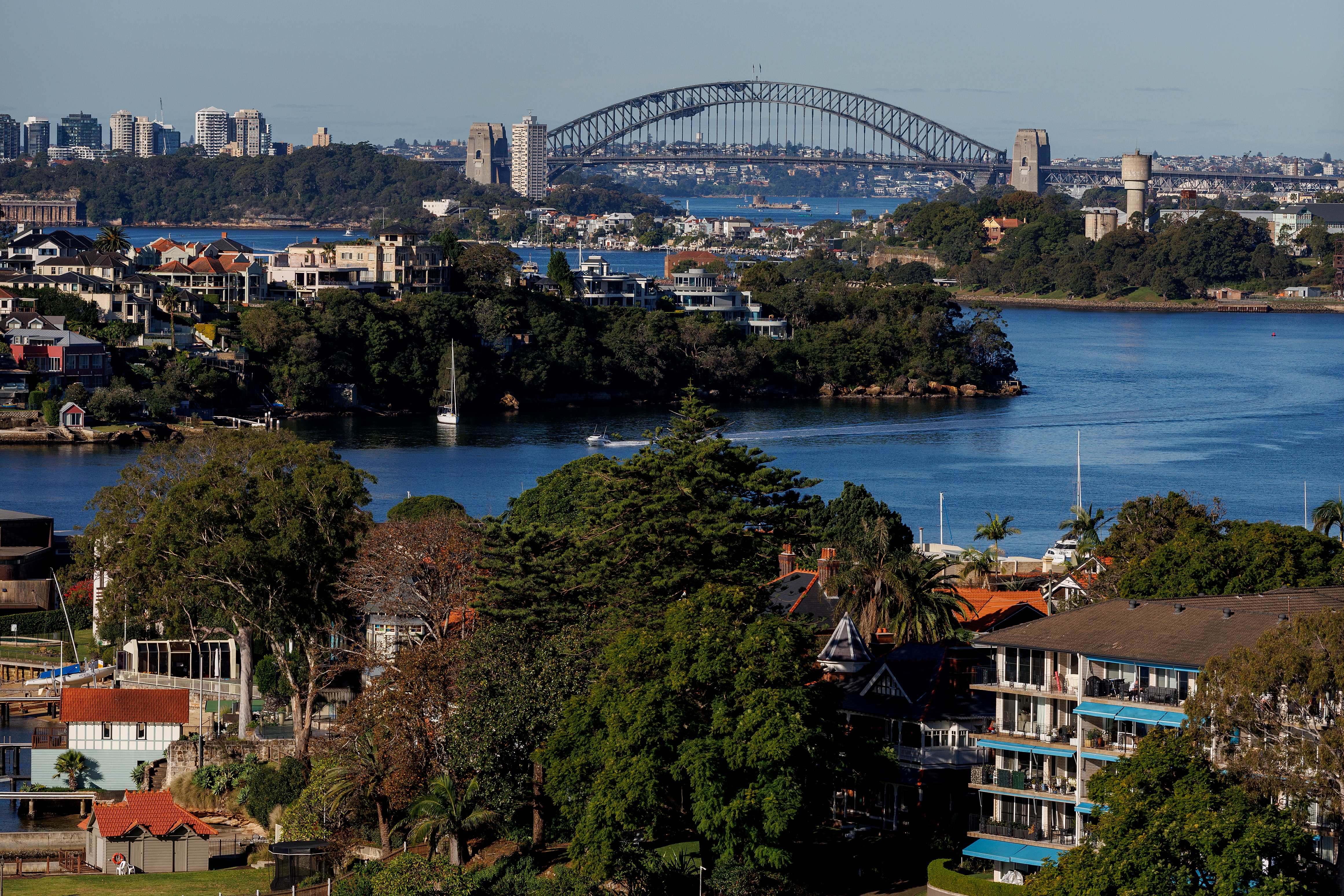 Sydney house prices have cooled in recent weeks, but homes in the city are much more expensive than those in Auckland. Photo / Getty Images