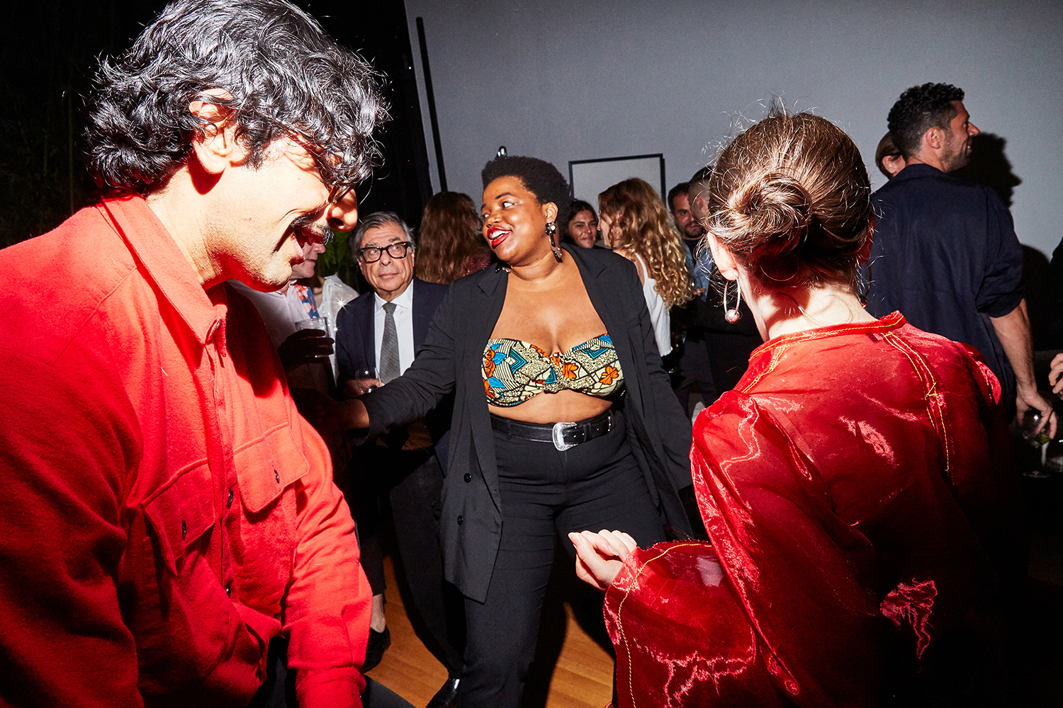 Gabriella Karefa-Johnson at the Garage magazine launch party, held at the Paul Rudolph-designed former Halston house in Manhattan, 2018. Photo / Amy Lombard, The New York Times