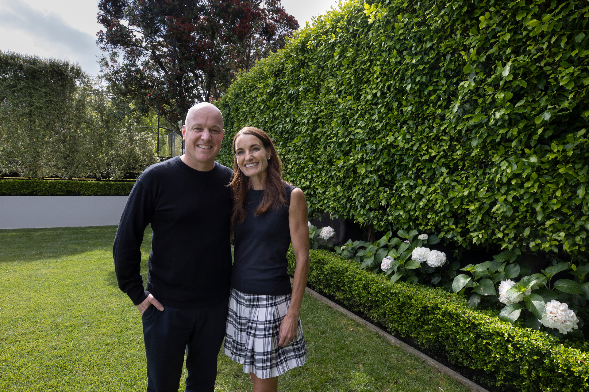 National Party leader Christopher Luxon and wife Amanda. Photo / Brett Phibbs