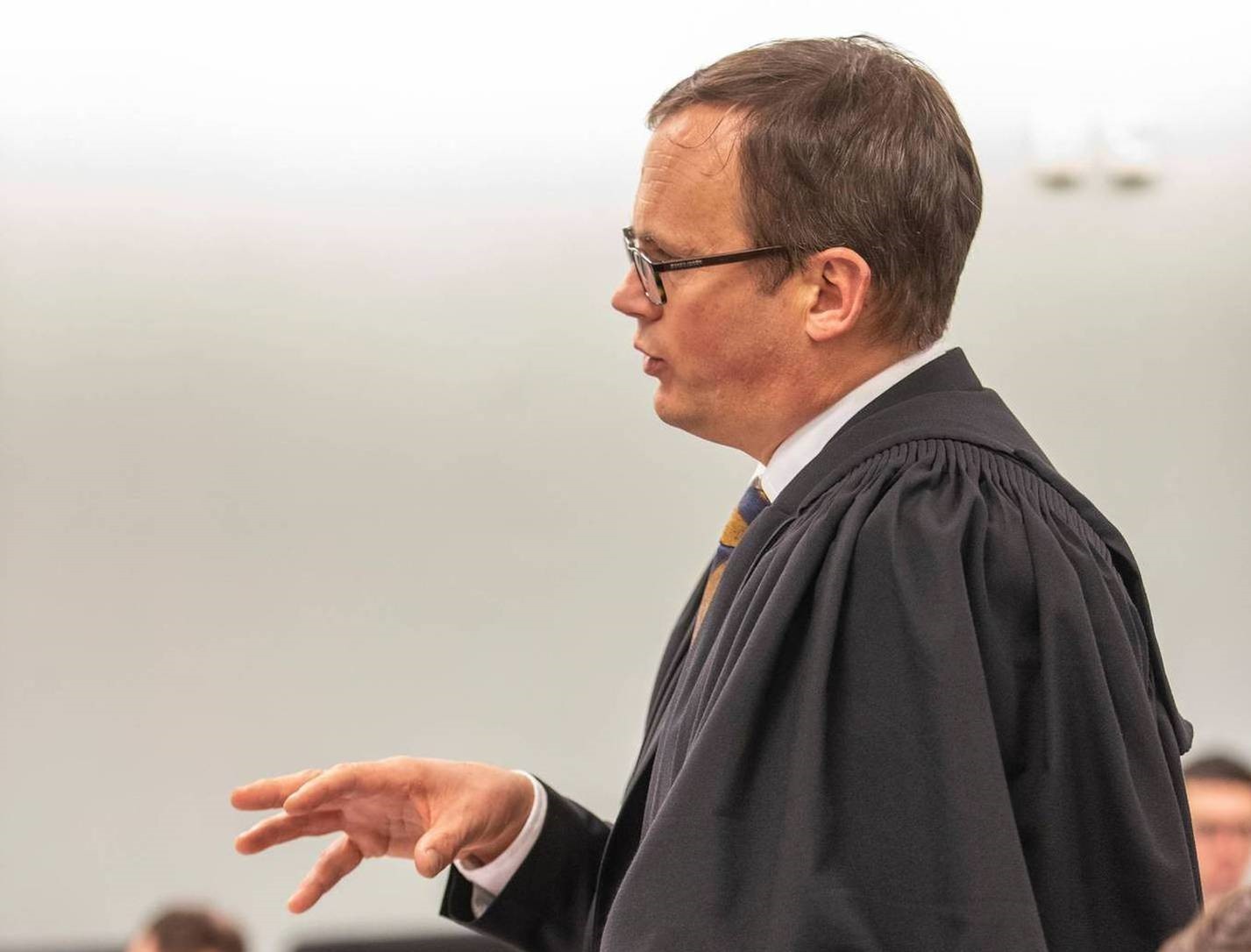 Davey Salmon QC argued for his client to maintain suppression. Photo / Peter Meecham