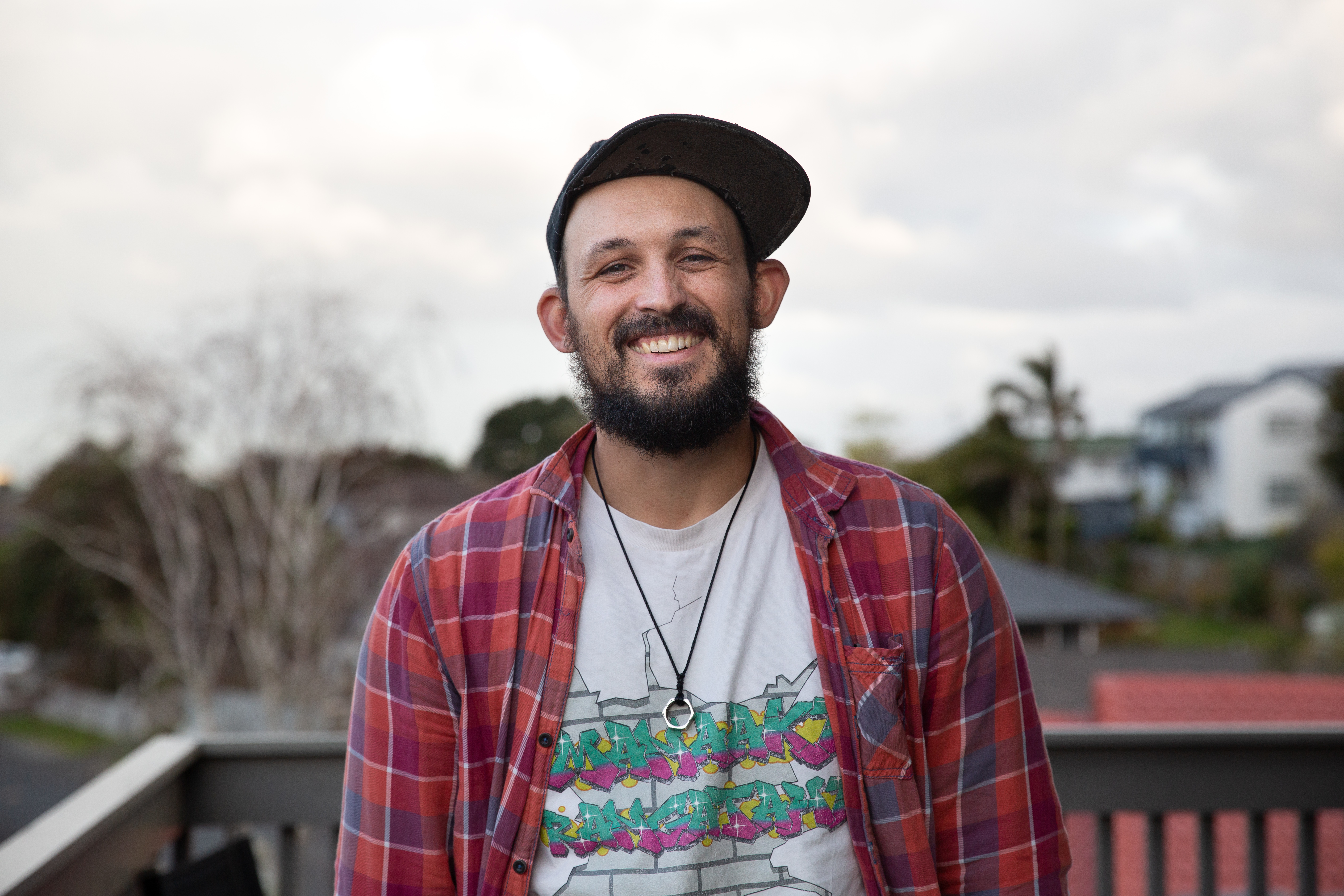 Youth worker Aaron Hendry.